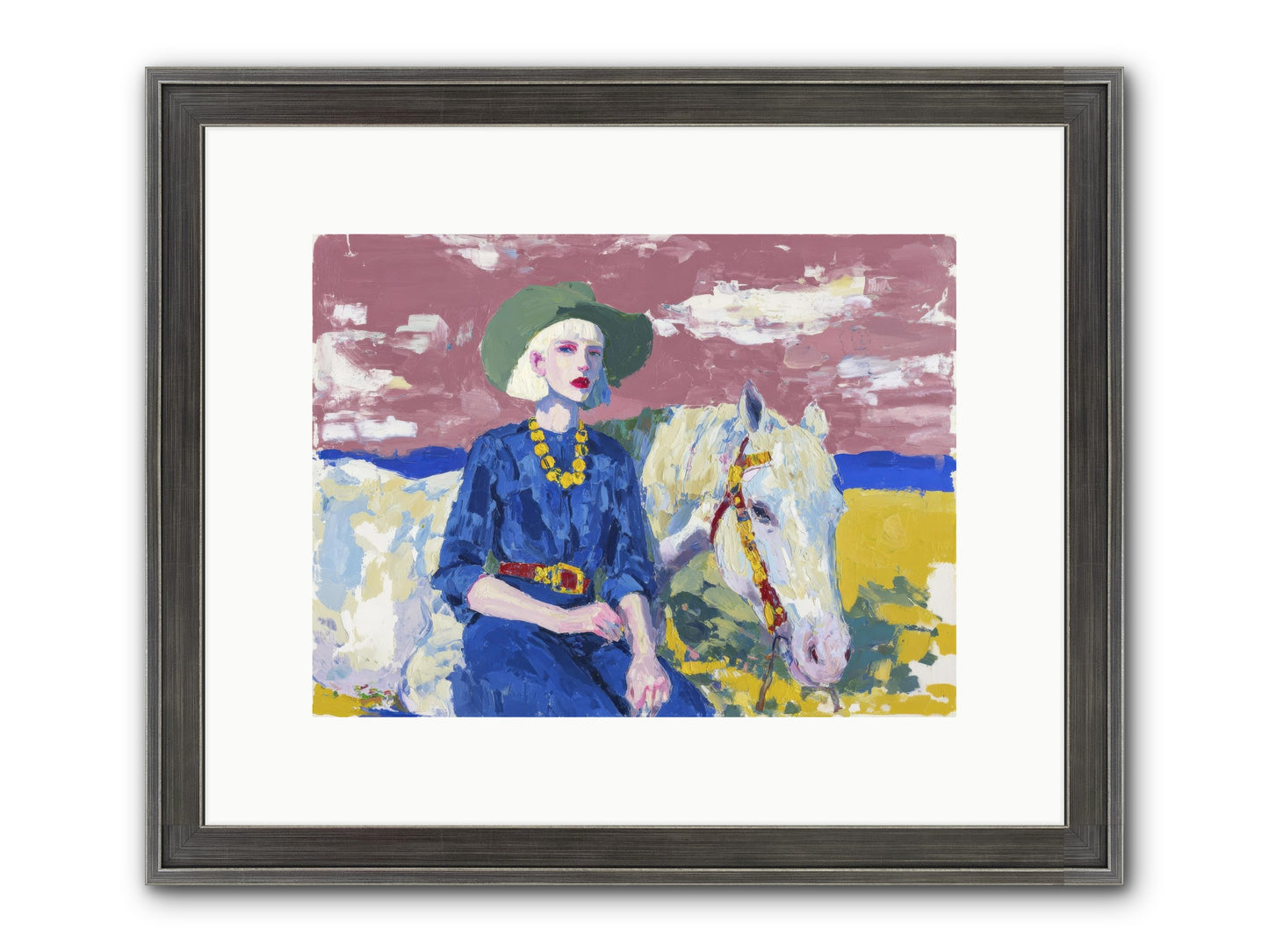 Heading West Framed Print - Slimwoods Black/Silver 12x9