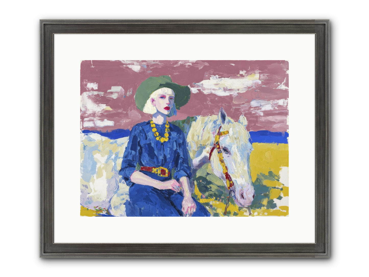 Heading West Framed Print - Slimwoods Black/Silver 16x12
