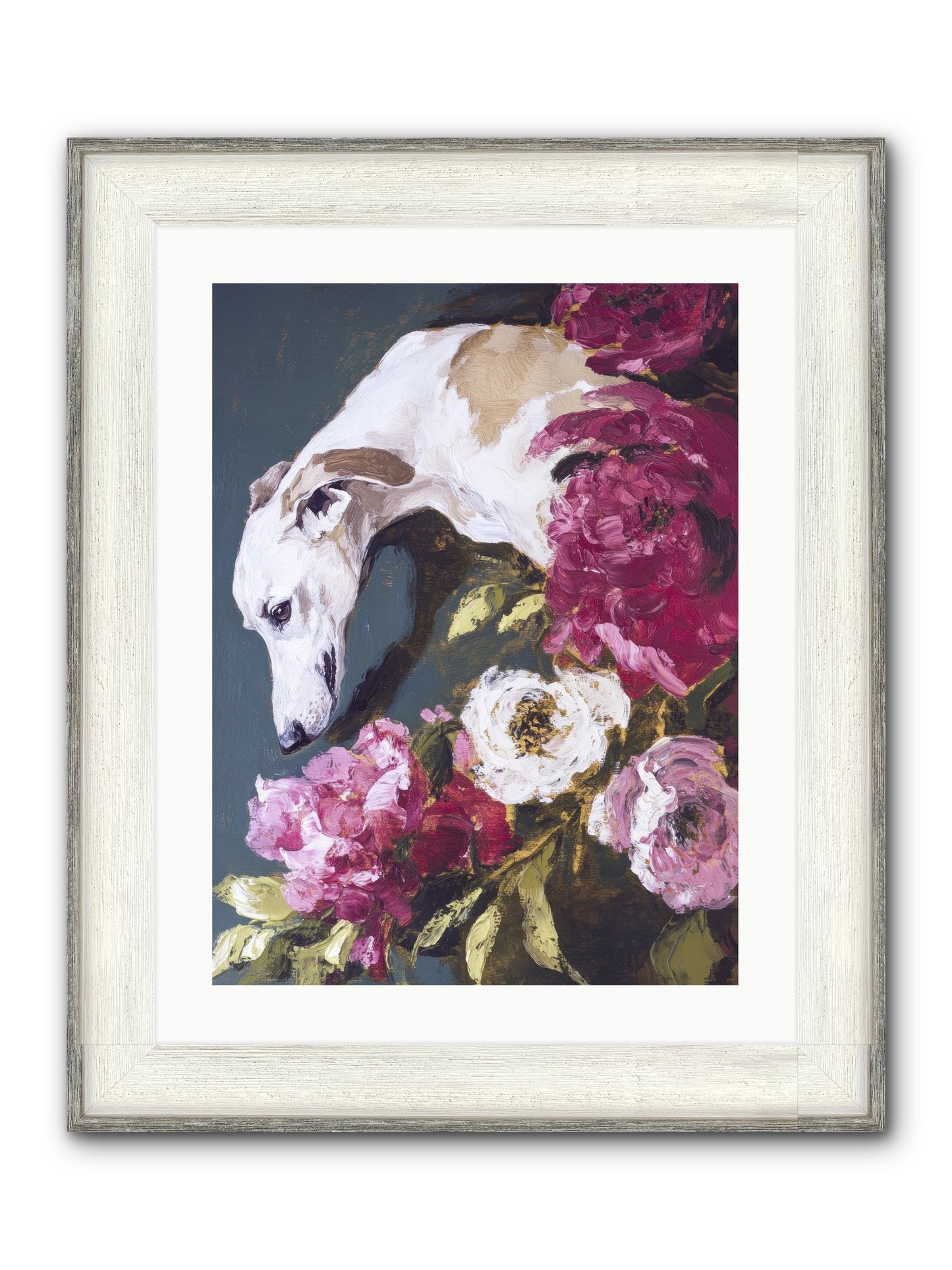 Heart's Gentle Keeper Framed Print - Driftwood White 18x24