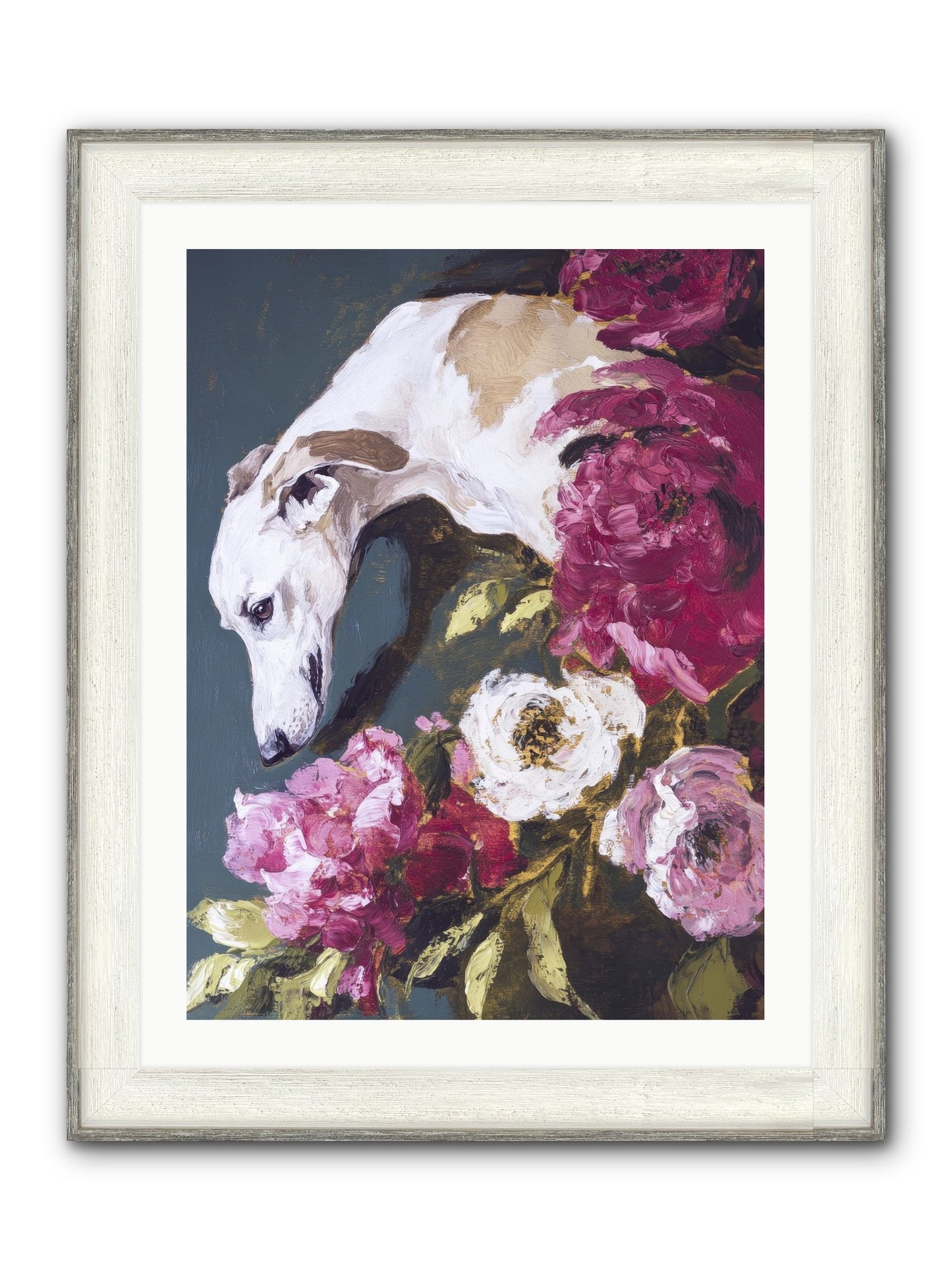 Heart's Gentle Keeper Framed Print - Driftwood White 24x32
