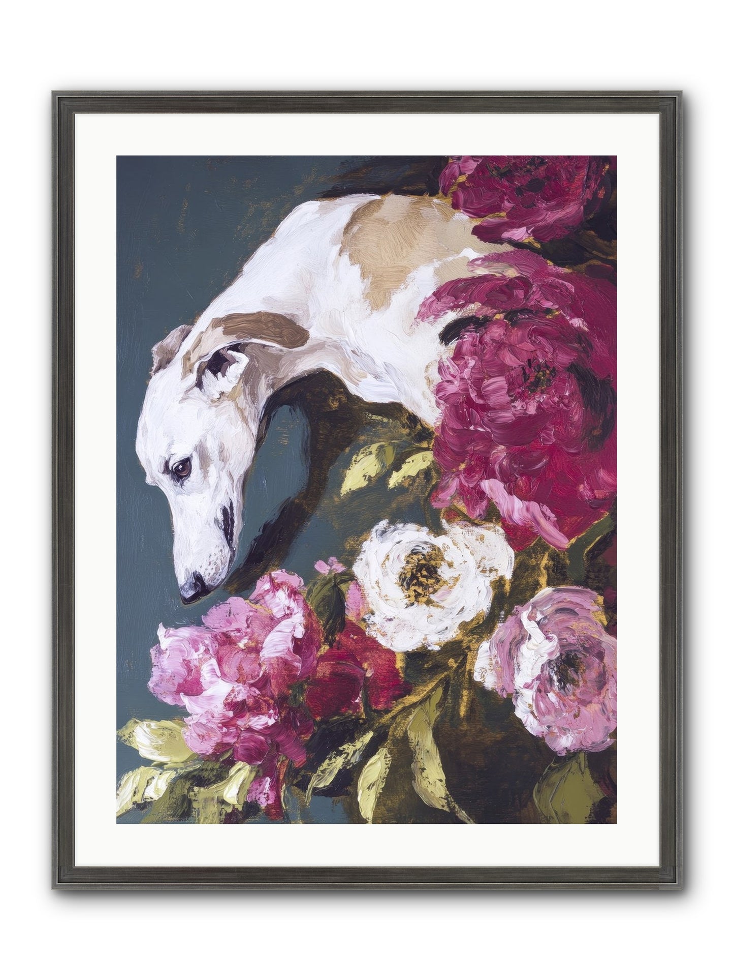 Heart's Gentle Keeper Framed Print - Slimwoods Black/Silver 24x32