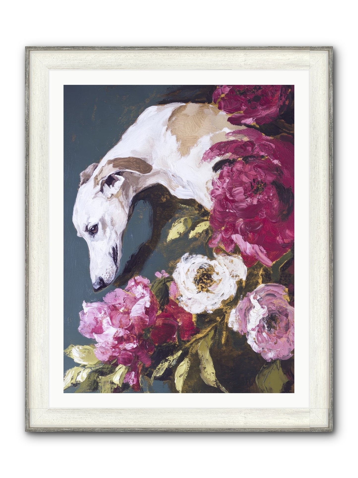 Heart's Gentle Keeper Framed Print - Driftwood White 30x40