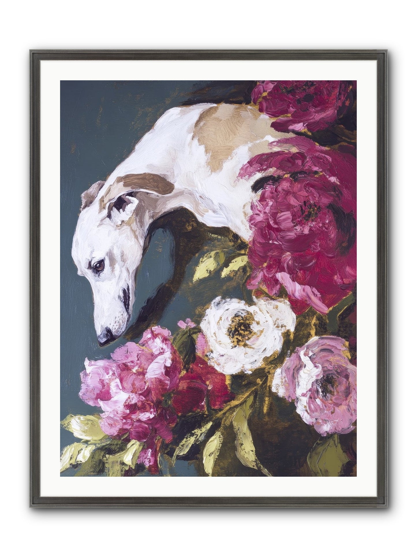 Heart's Gentle Keeper Framed Print - Slimwoods Black/Silver 30x40