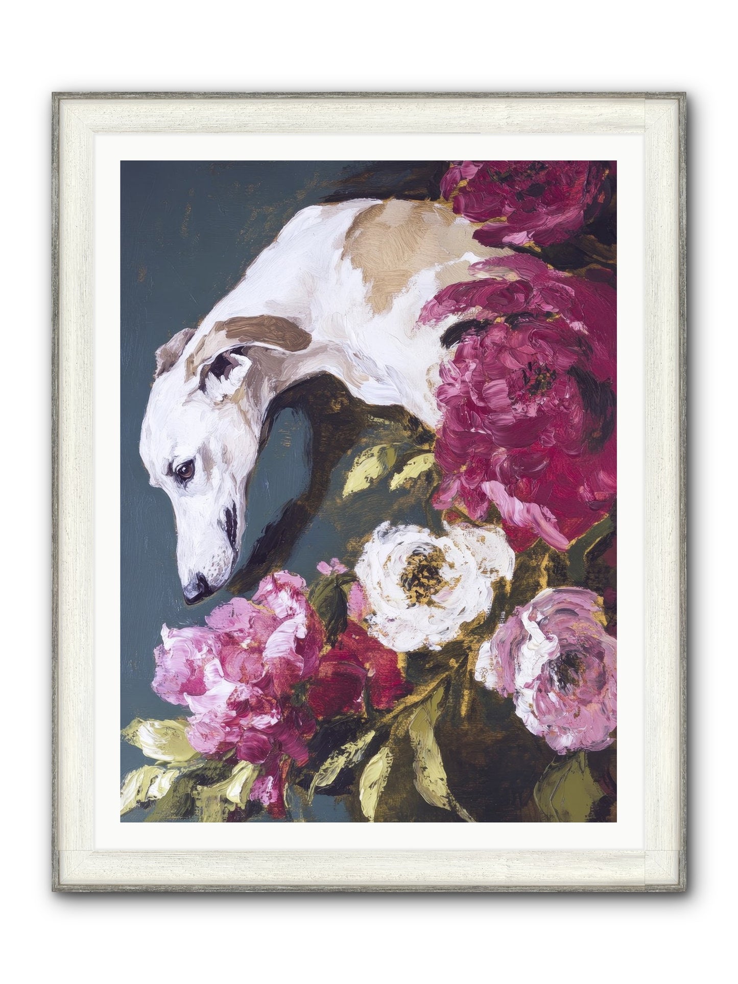 Heart's Gentle Keeper Framed Print - Driftwood White 36x48