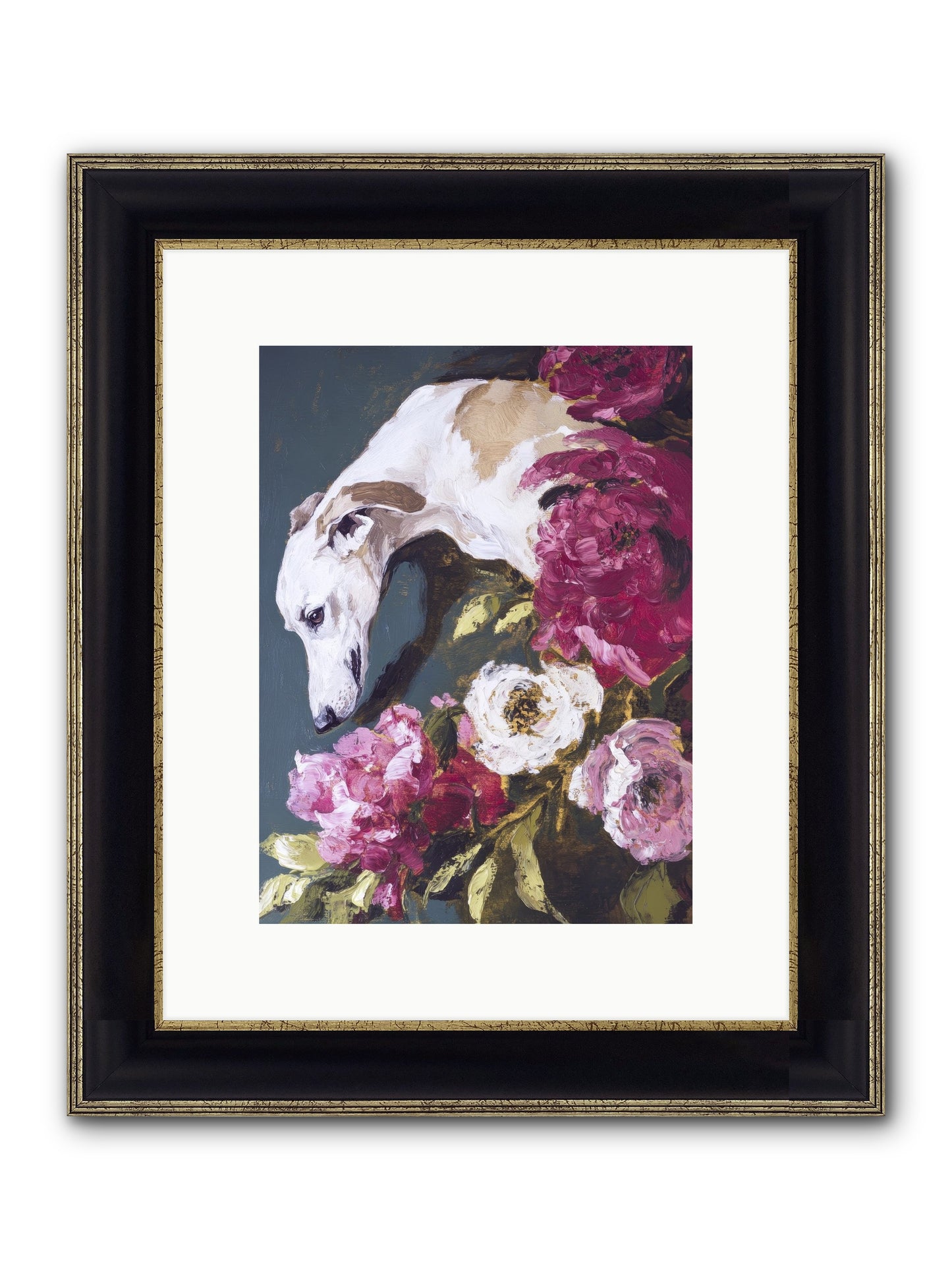 Heart's Gentle Keeper Framed Print - Black & Gold 9x12