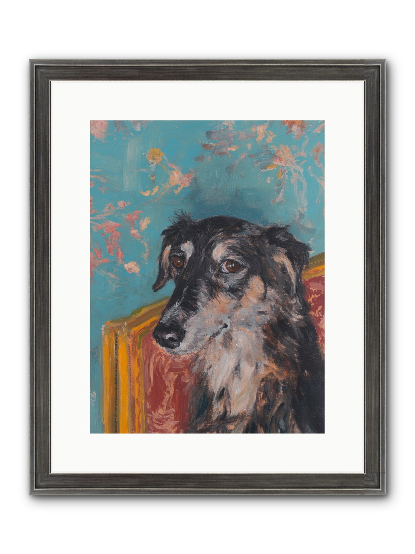 Heart's Protector Framed Print - Slimwoods Black/Silver 12x16