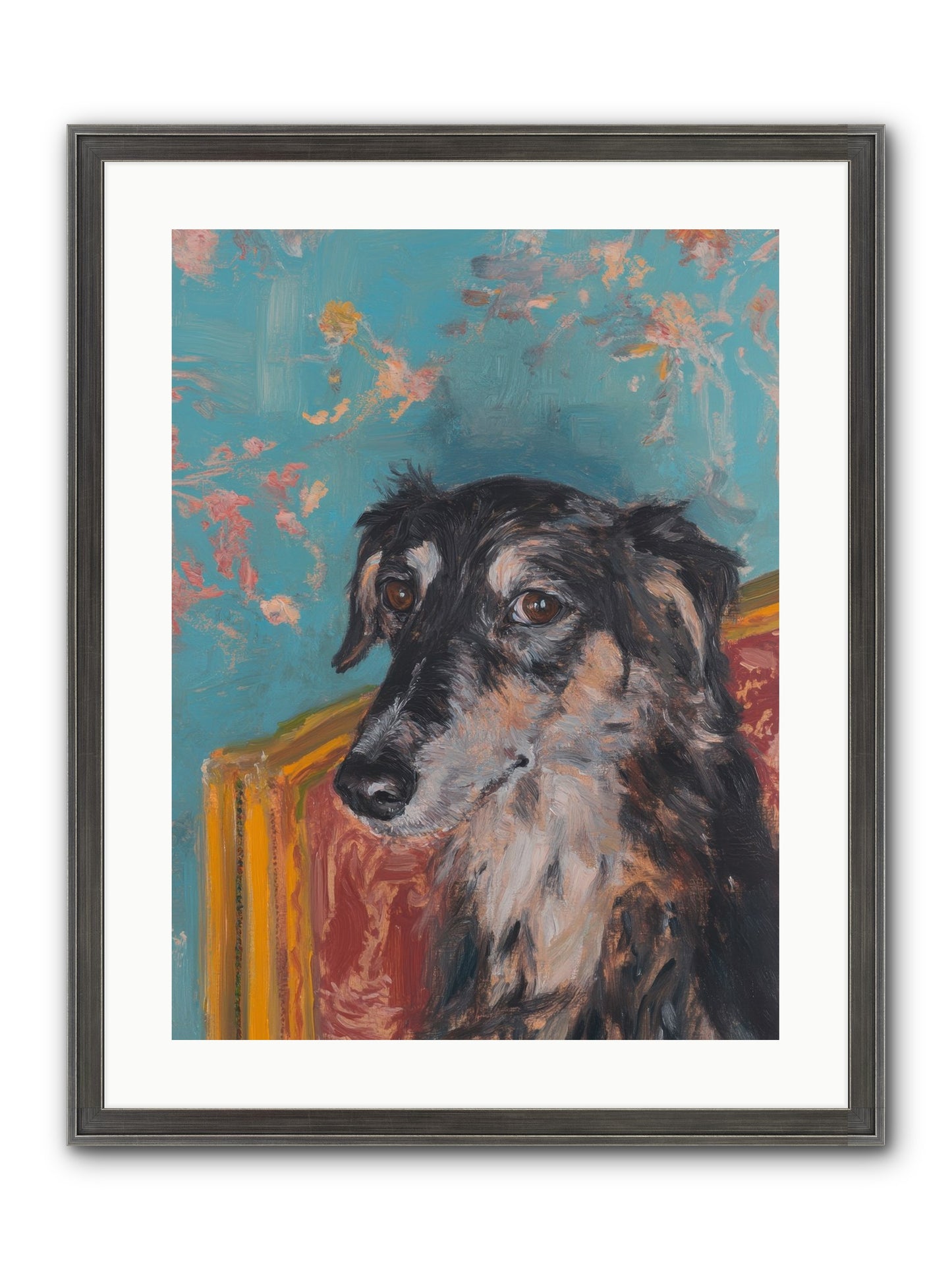 Heart's Protector Framed Print - Slimwoods Black/Silver 18x24