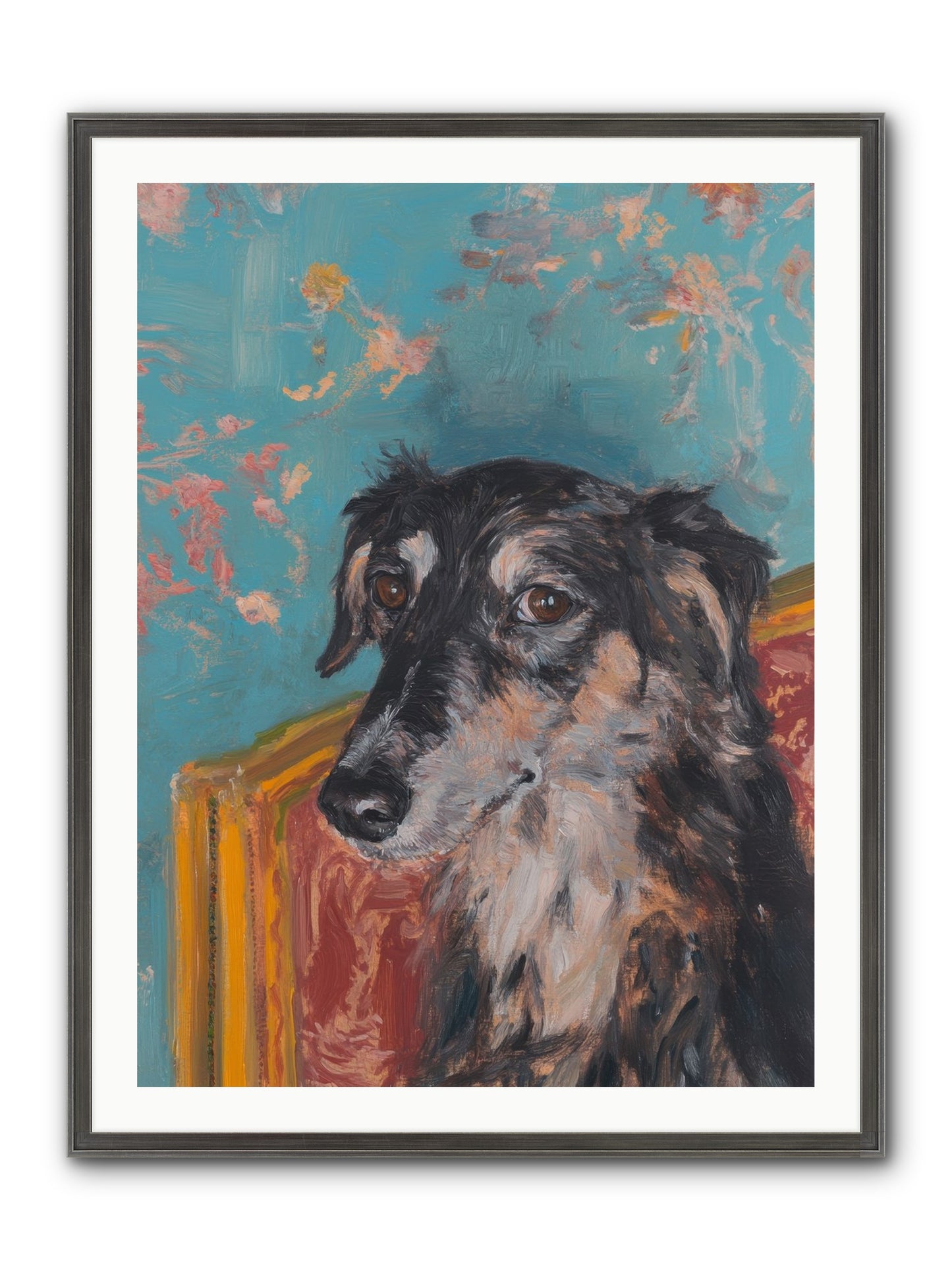 Heart's Protector Framed Print - Slimwoods Black/Silver 30x40