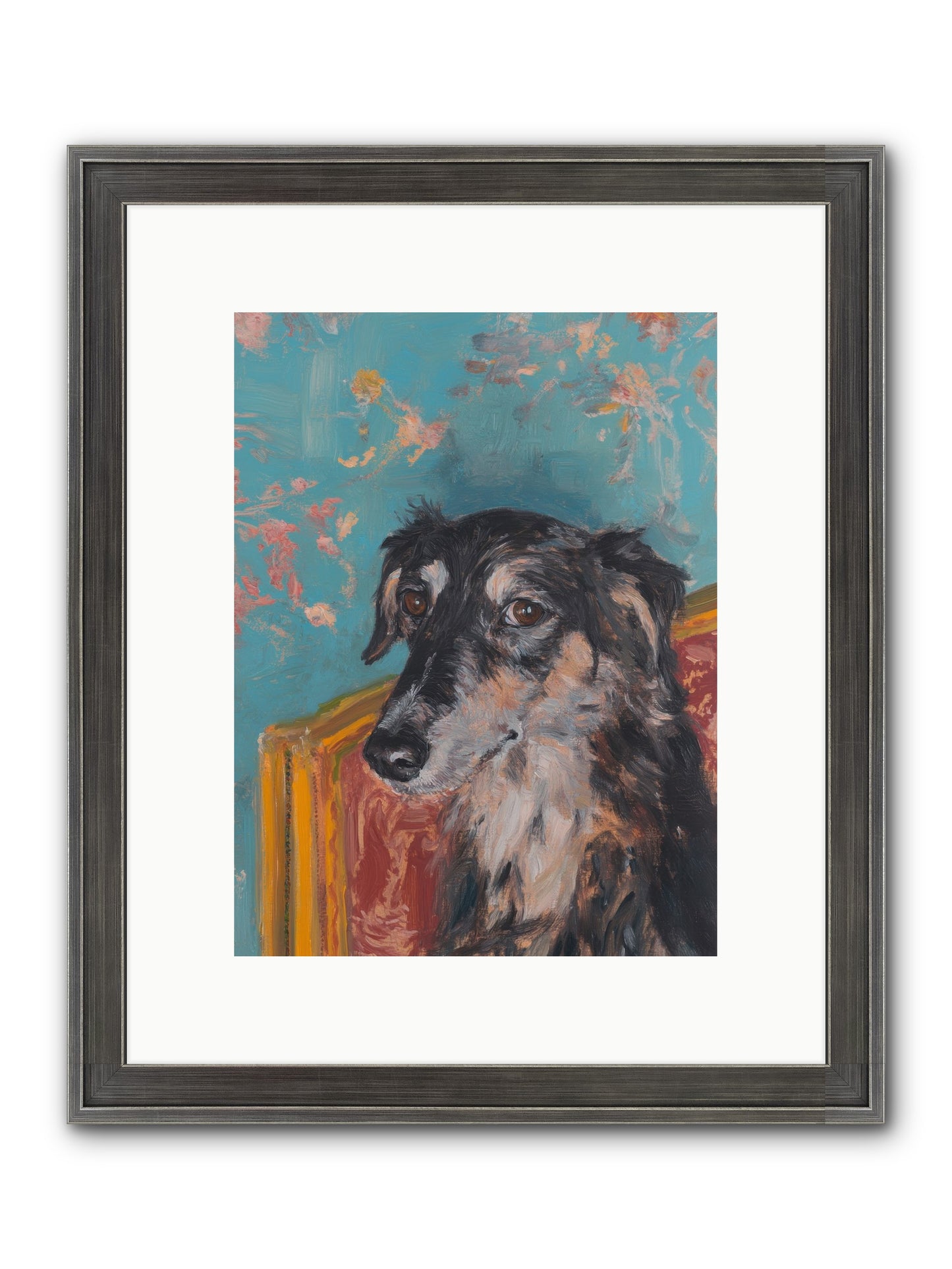 Heart's Protector Framed Print - Slimwoods Black/Silver 9x12