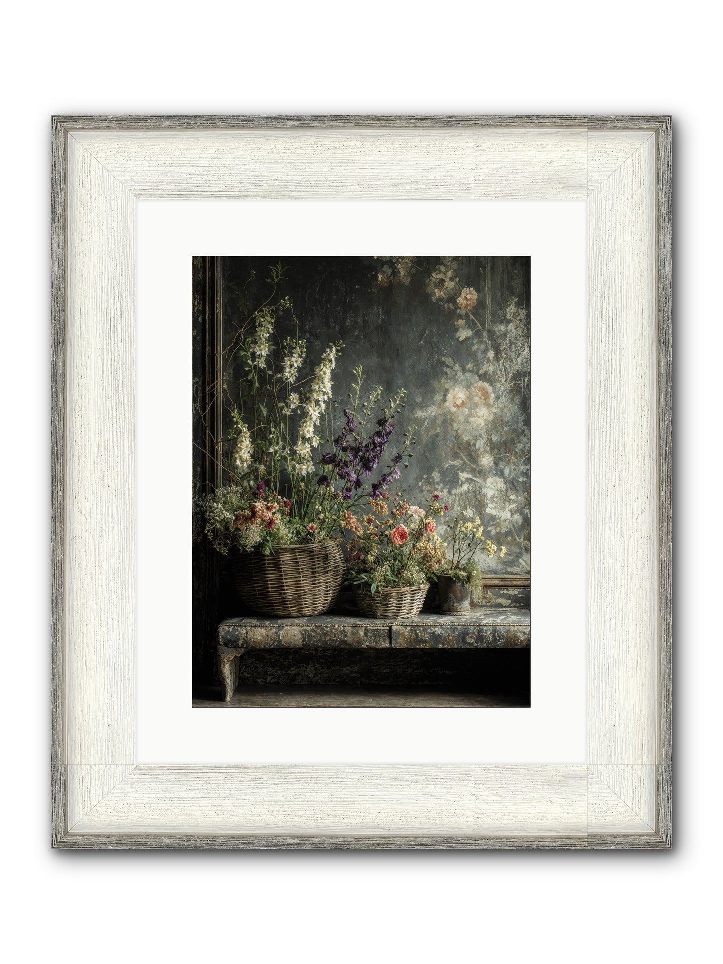 Heartcountry Framed Print - Driftwood White 12x16