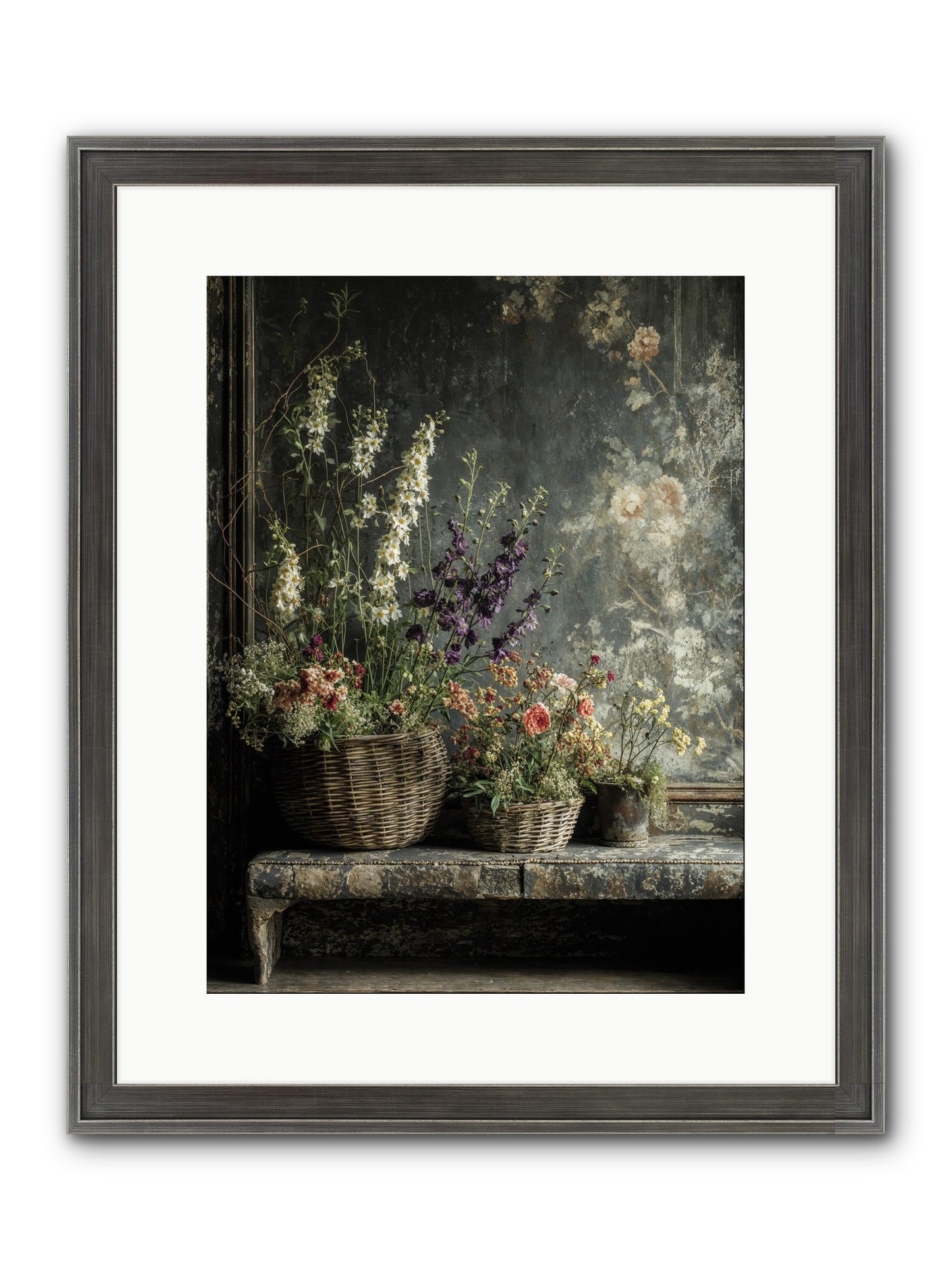 Heartcountry Framed Print - Slimwoods Black/Silver 12x16