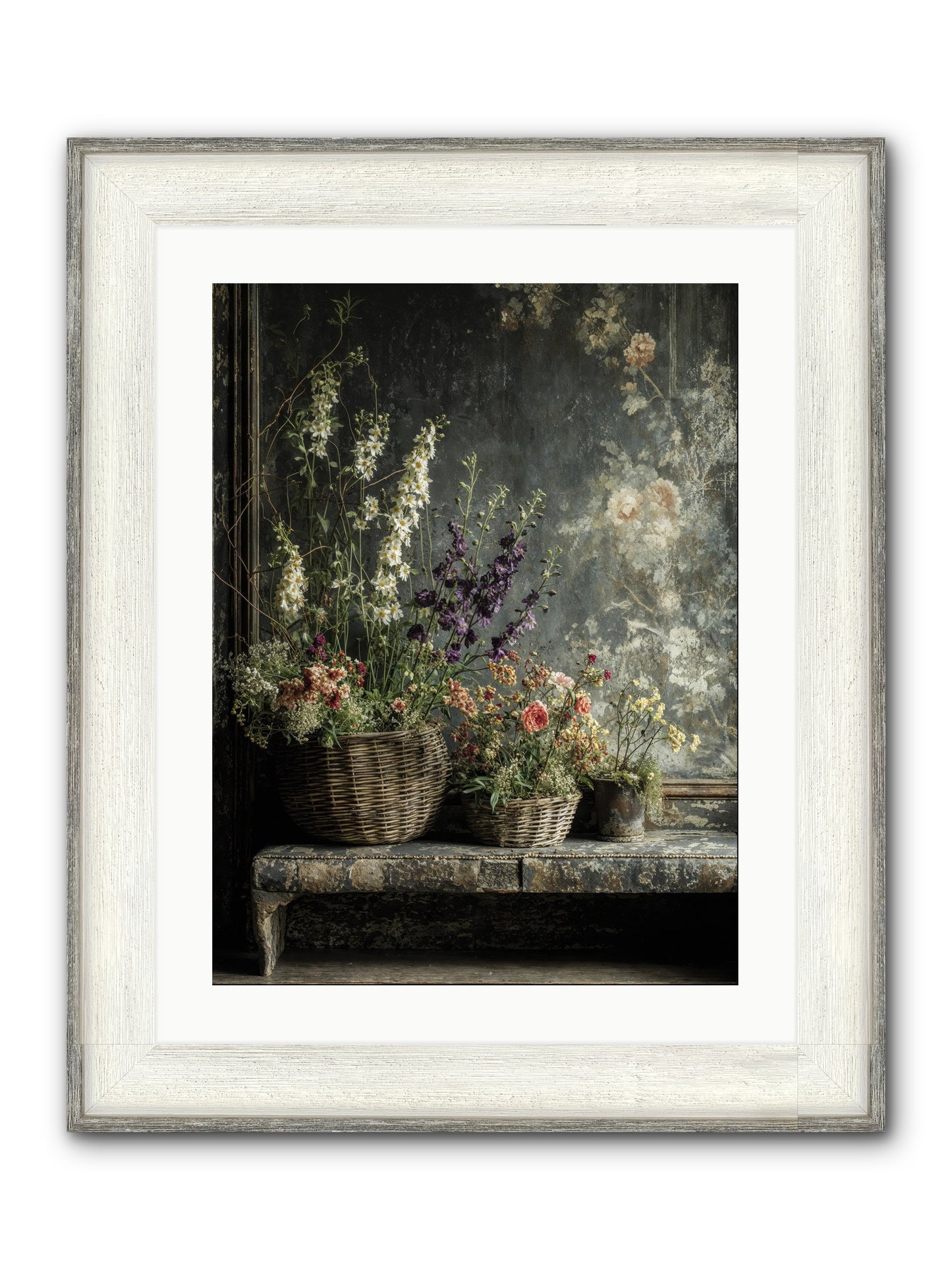 Heartcountry Framed Print - Driftwood White 18x24