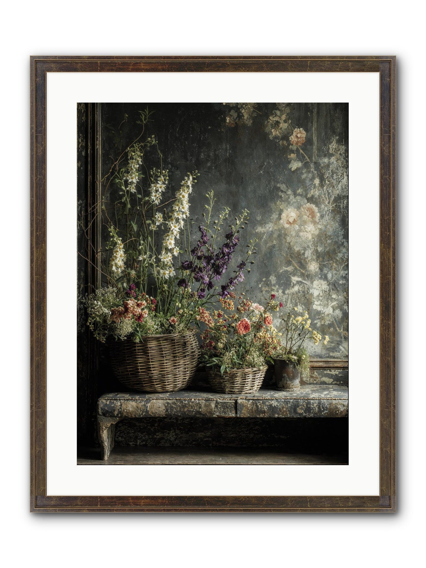 Heartcountry Framed Print - Slimwoods Black/Gold 18x24