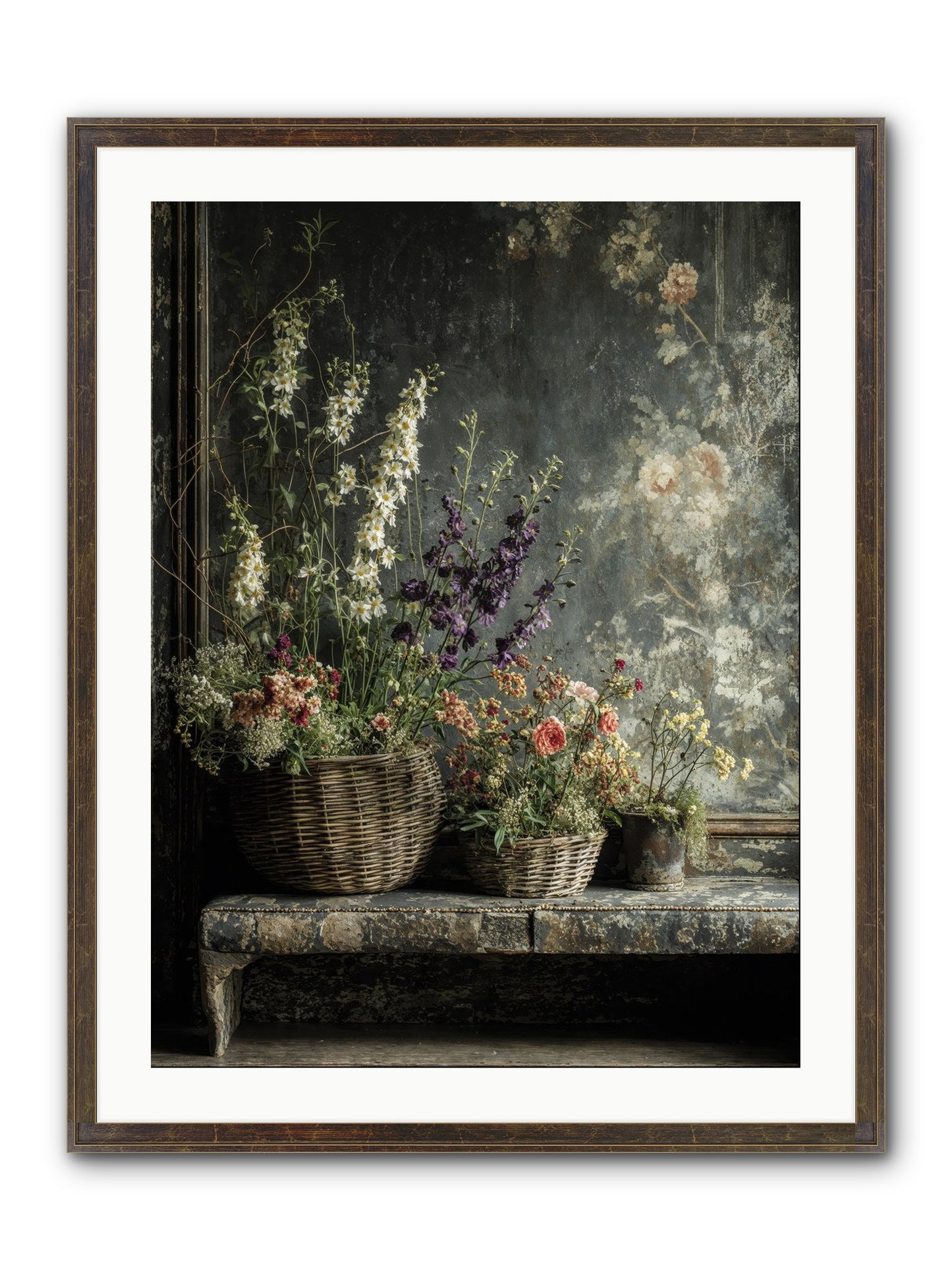 Heartcountry Framed Print - Slimwoods Black/Gold 24x32