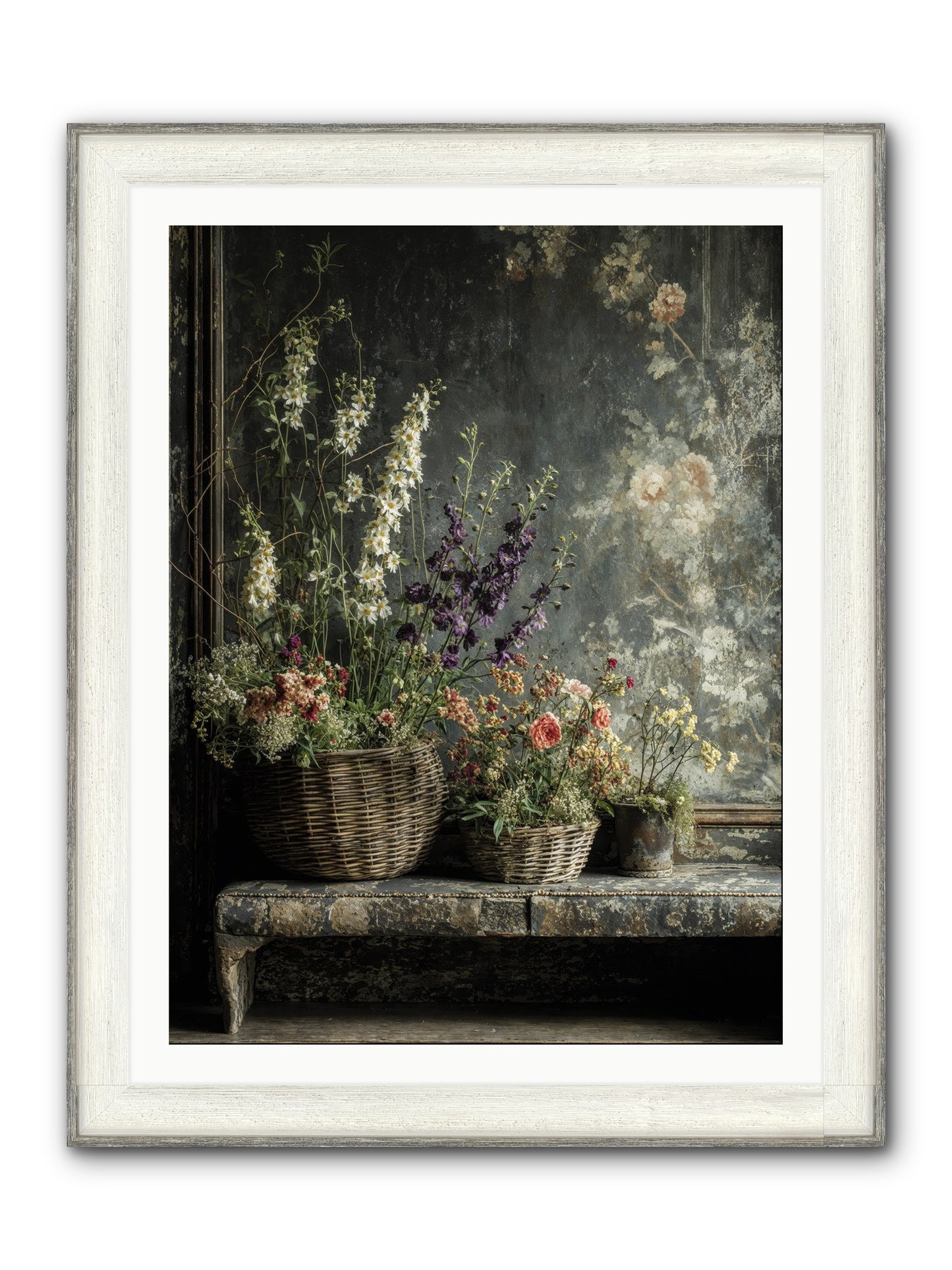 Heartcountry Framed Print - Driftwood White 30x40