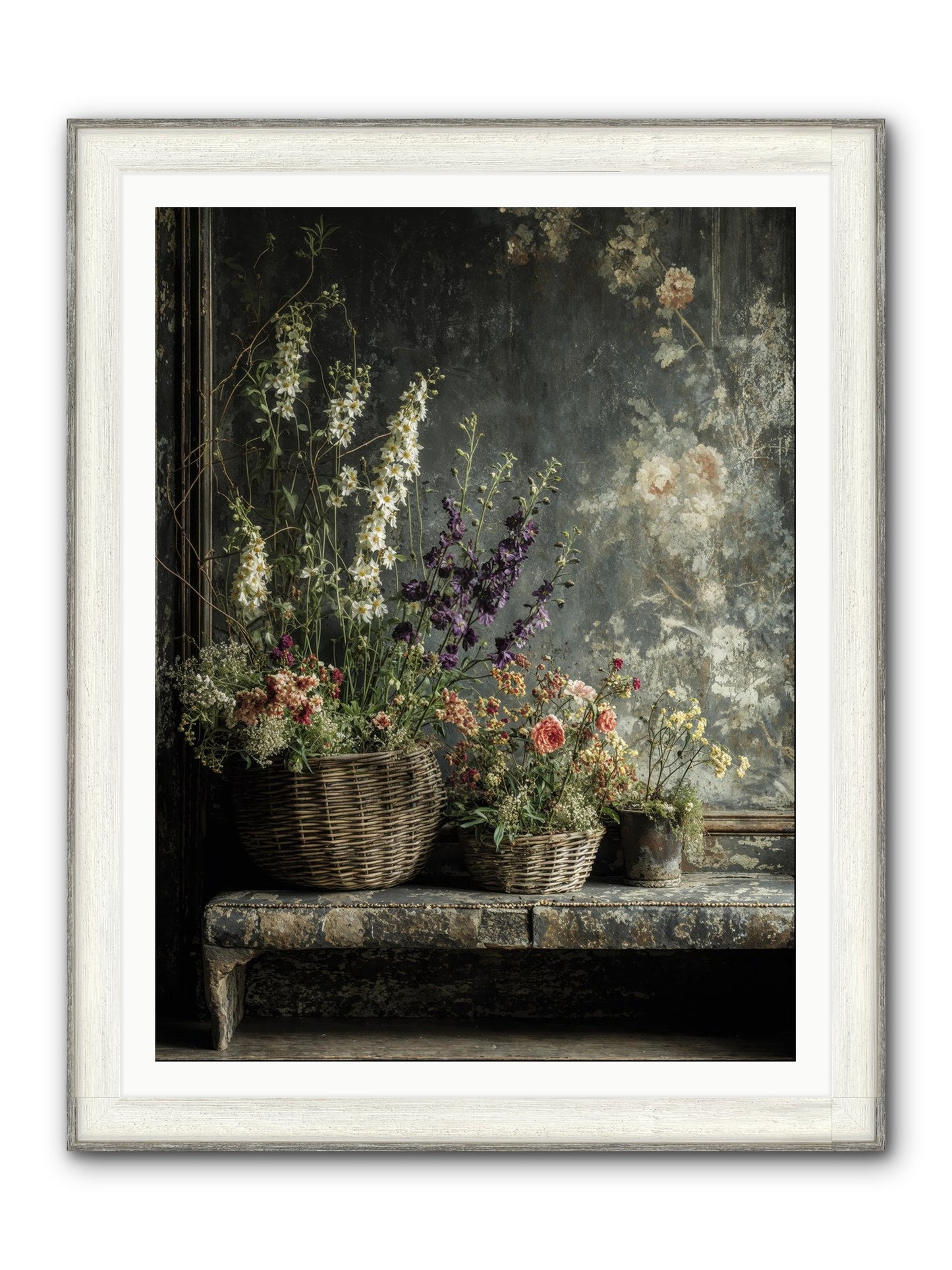 Heartcountry Framed Print - Driftwood White 36x48