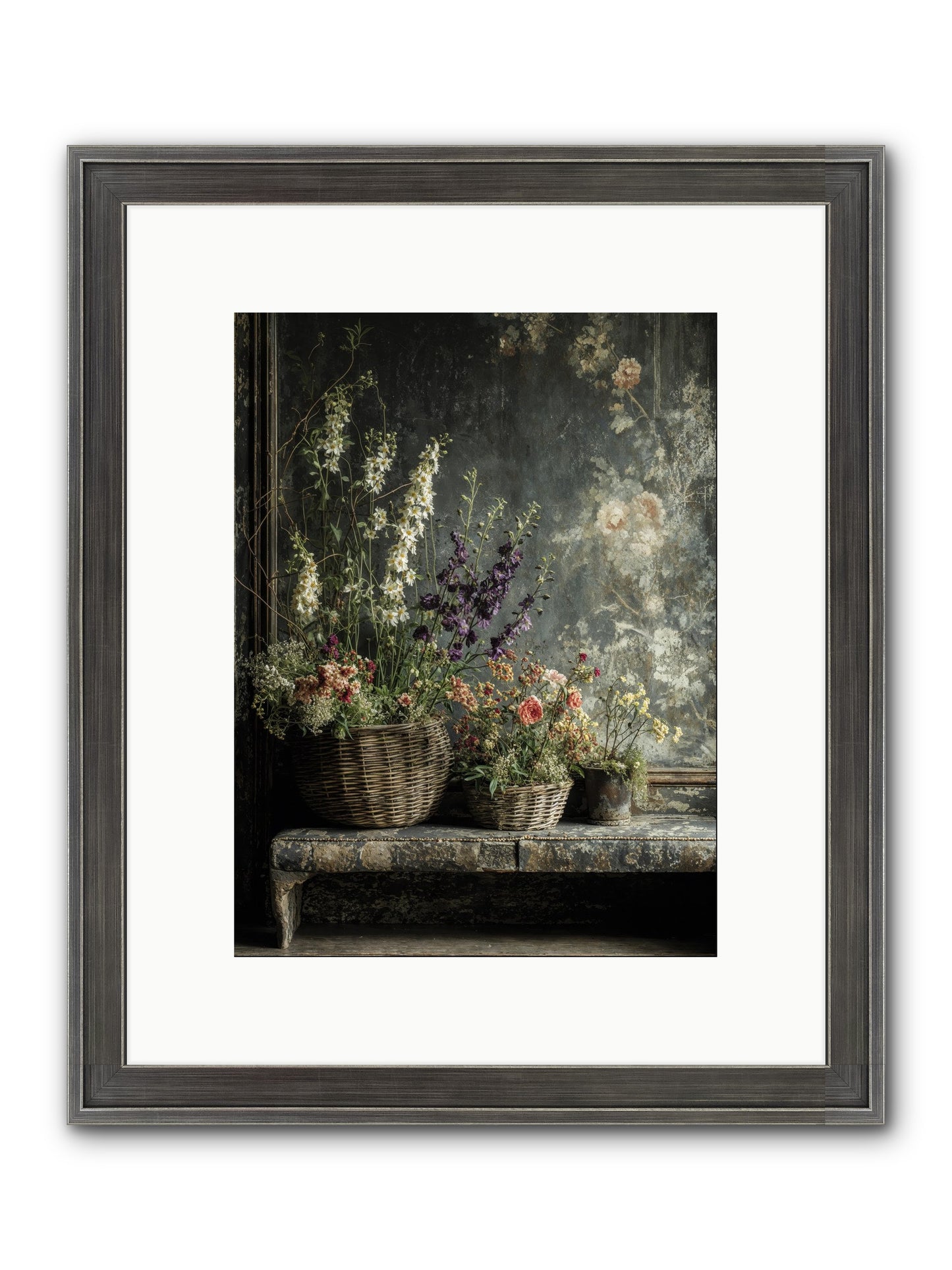 Heartcountry Framed Print - Slimwoods Black/Silver 9x12