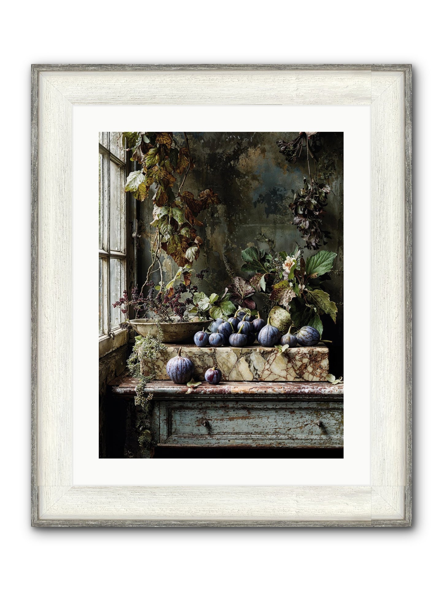 Hearthgrown Framed Print - Driftwood White 18x24