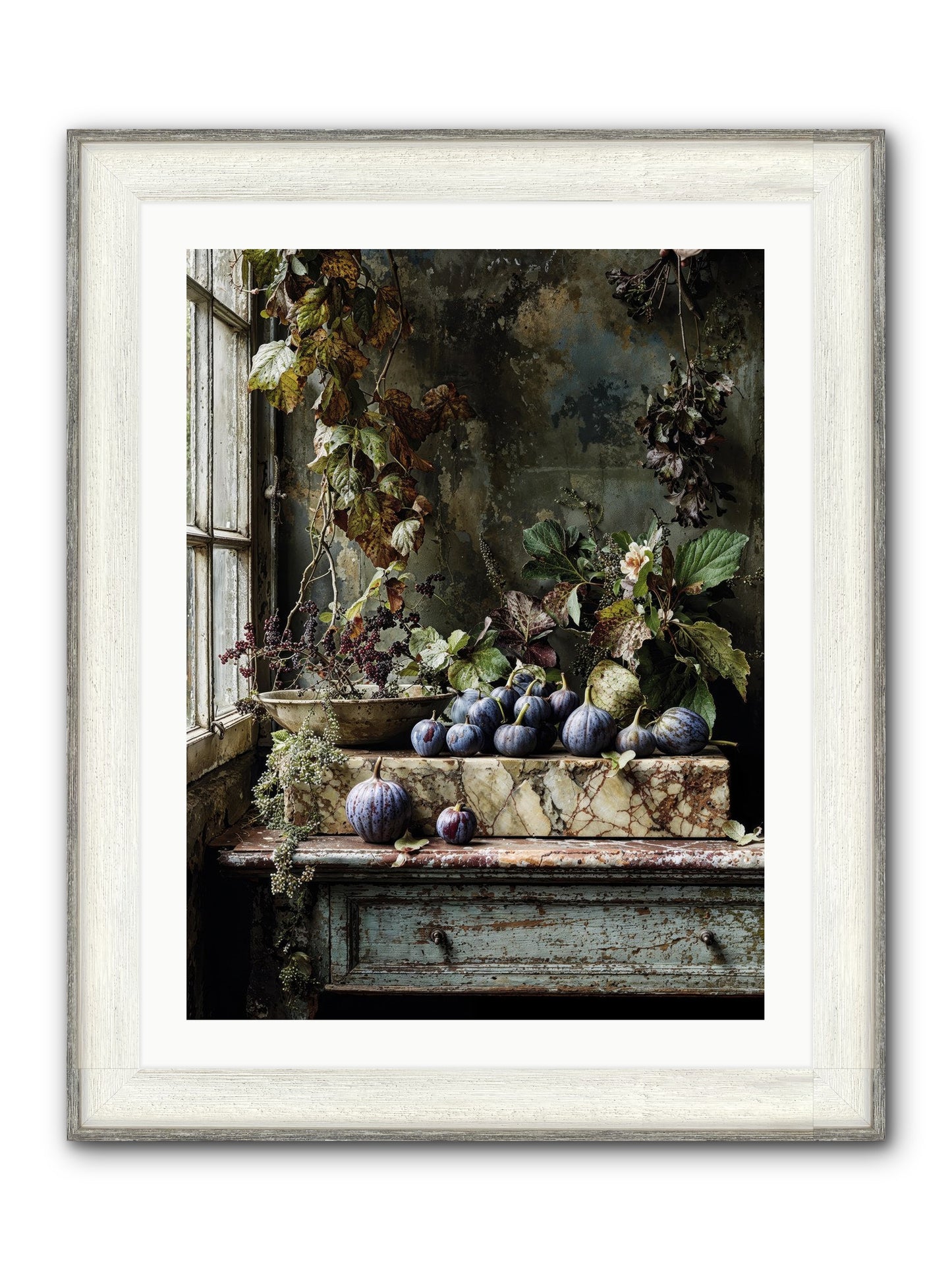 Hearthgrown Framed Print - Driftwood White 24x32