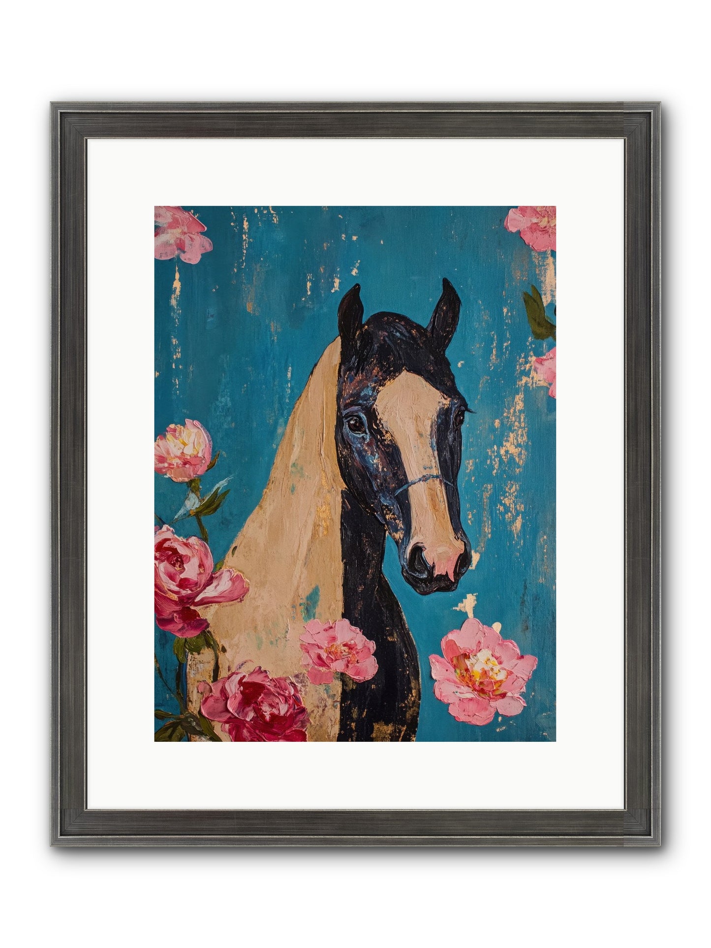 Heartland Champion Framed Print - Slimwoods Black/Silver 12x16