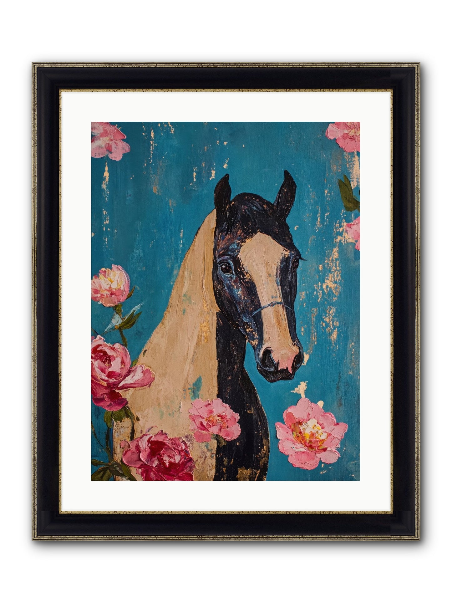 Heartland Champion Framed Print - Black & Gold 18x24