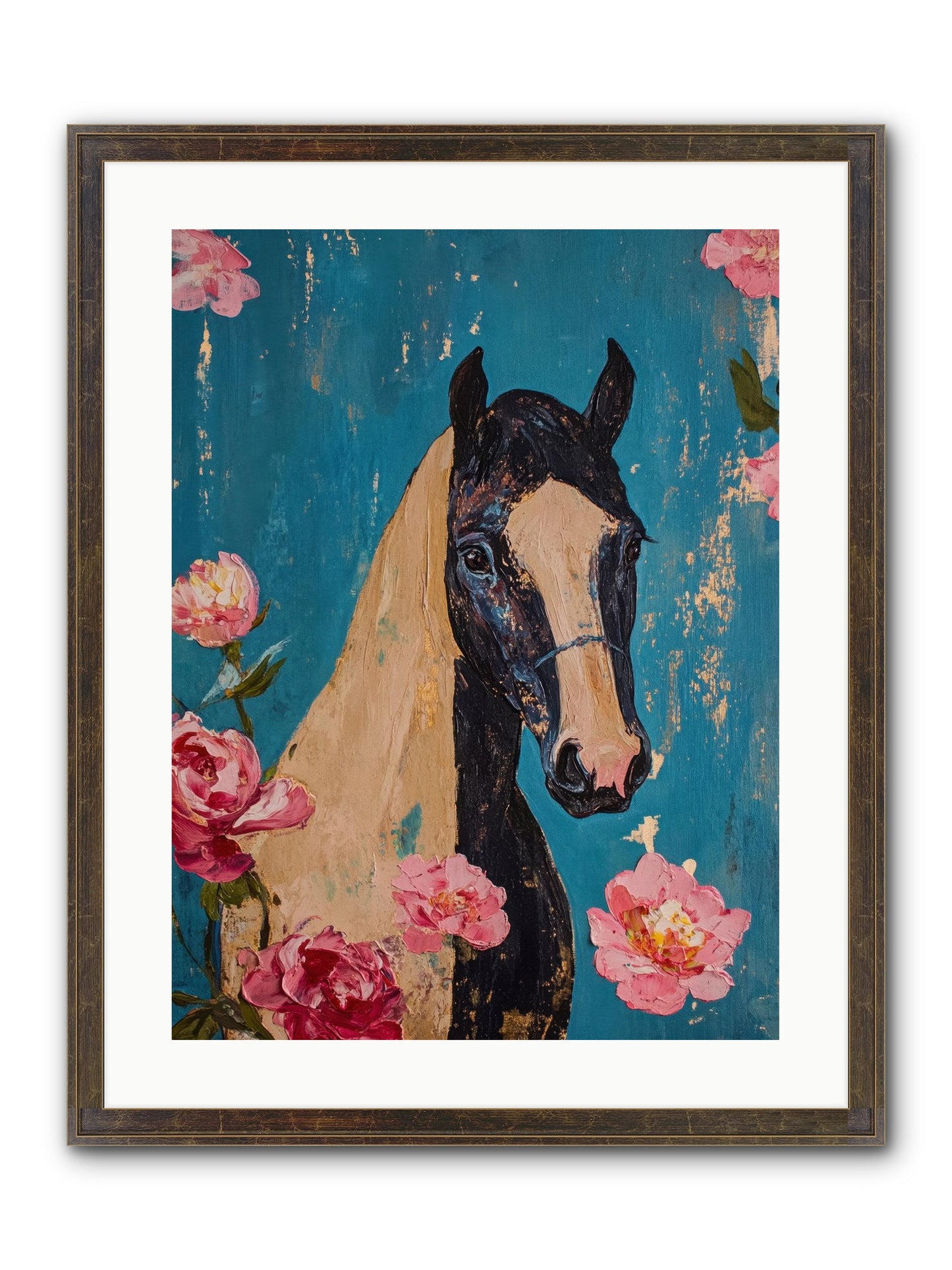 Heartland Champion Framed Print - Slimwoods Black/Gold 18x24