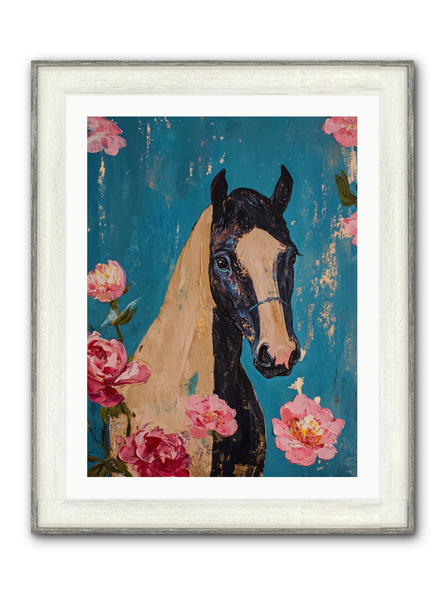 Heartland Champion Framed Print - Driftwood White 24x32