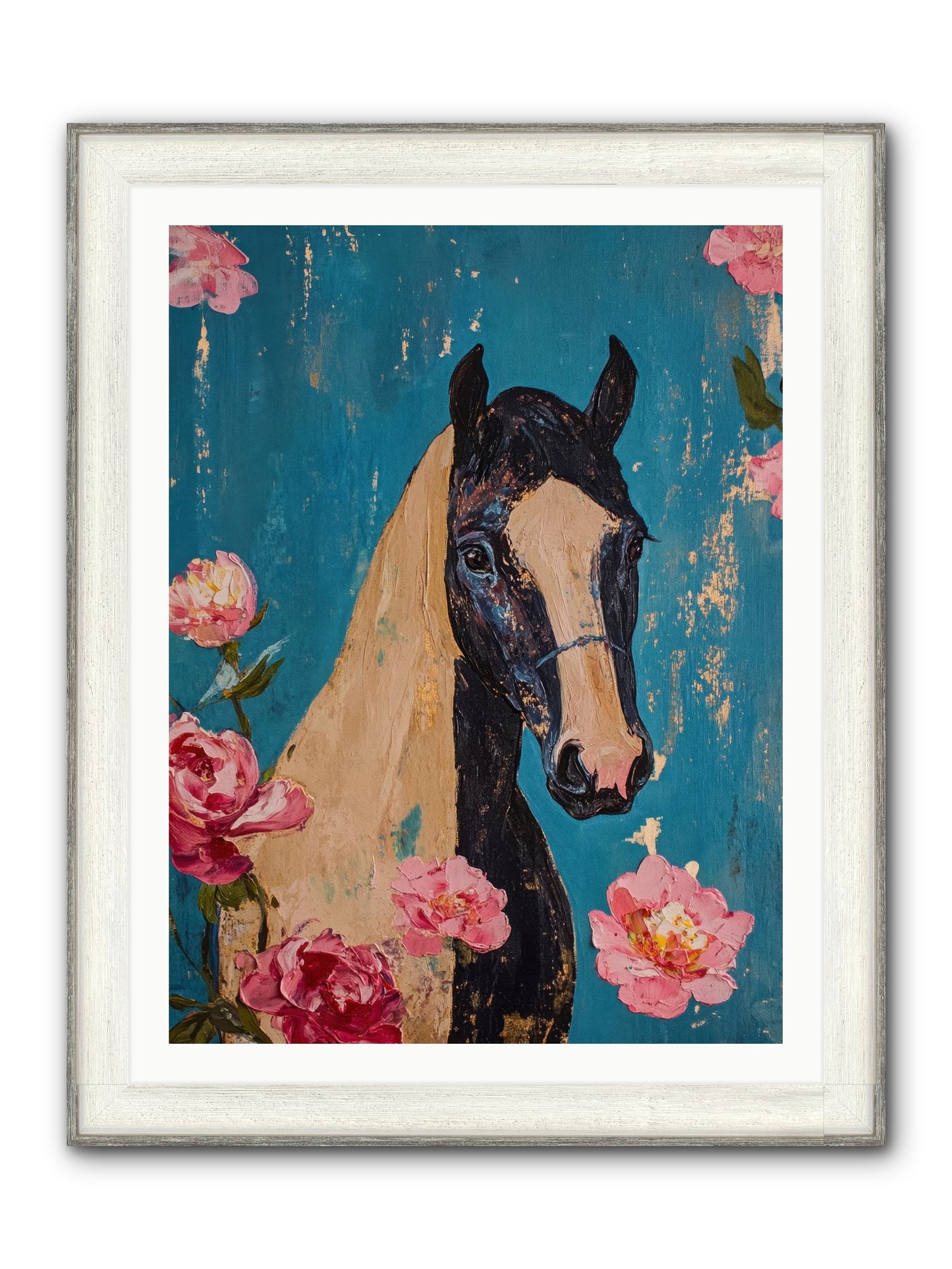 Heartland Champion Framed Print - Driftwood White 30x40