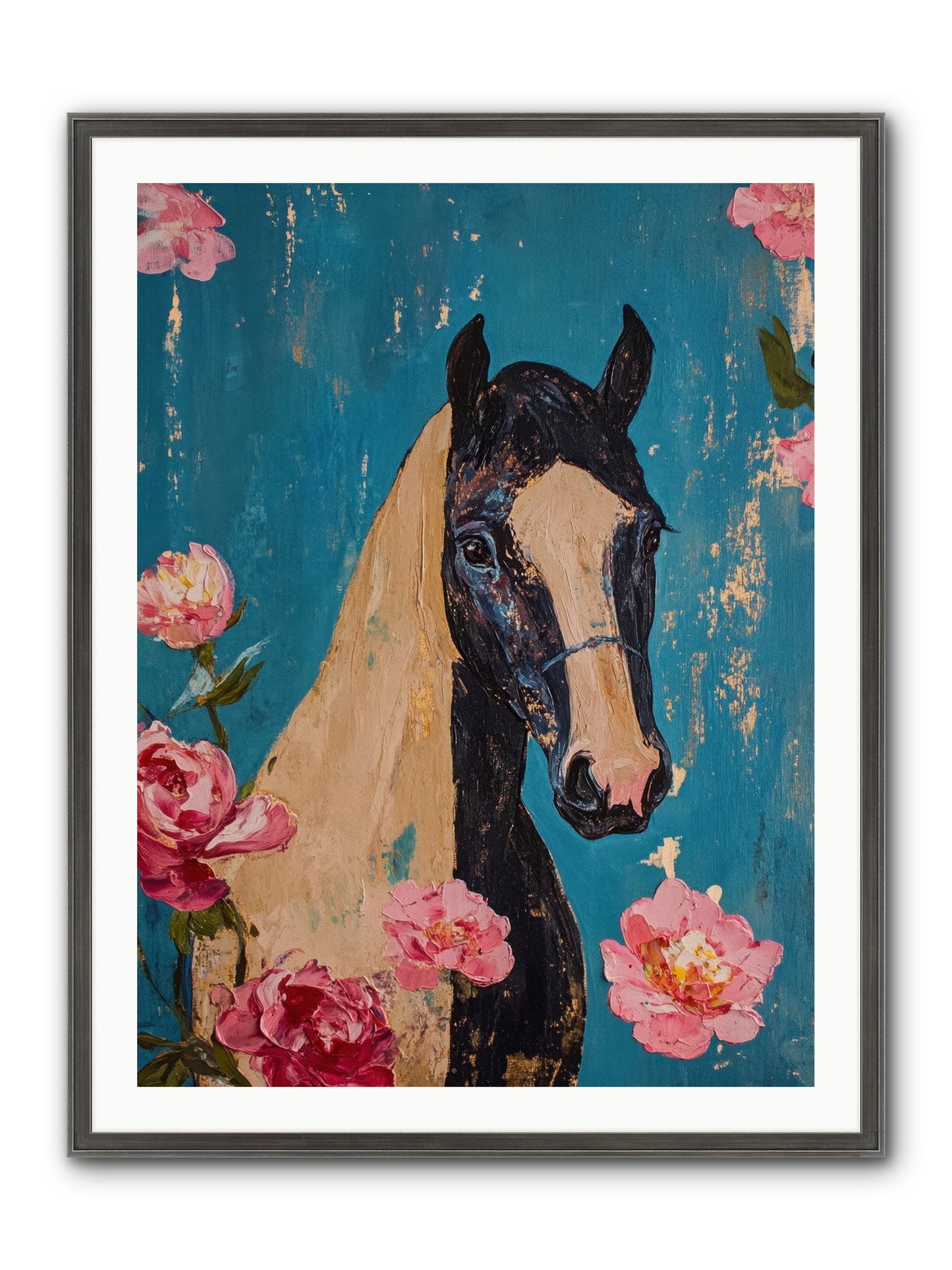 Heartland Champion Framed Print - Slimwoods Black/Silver 30x40