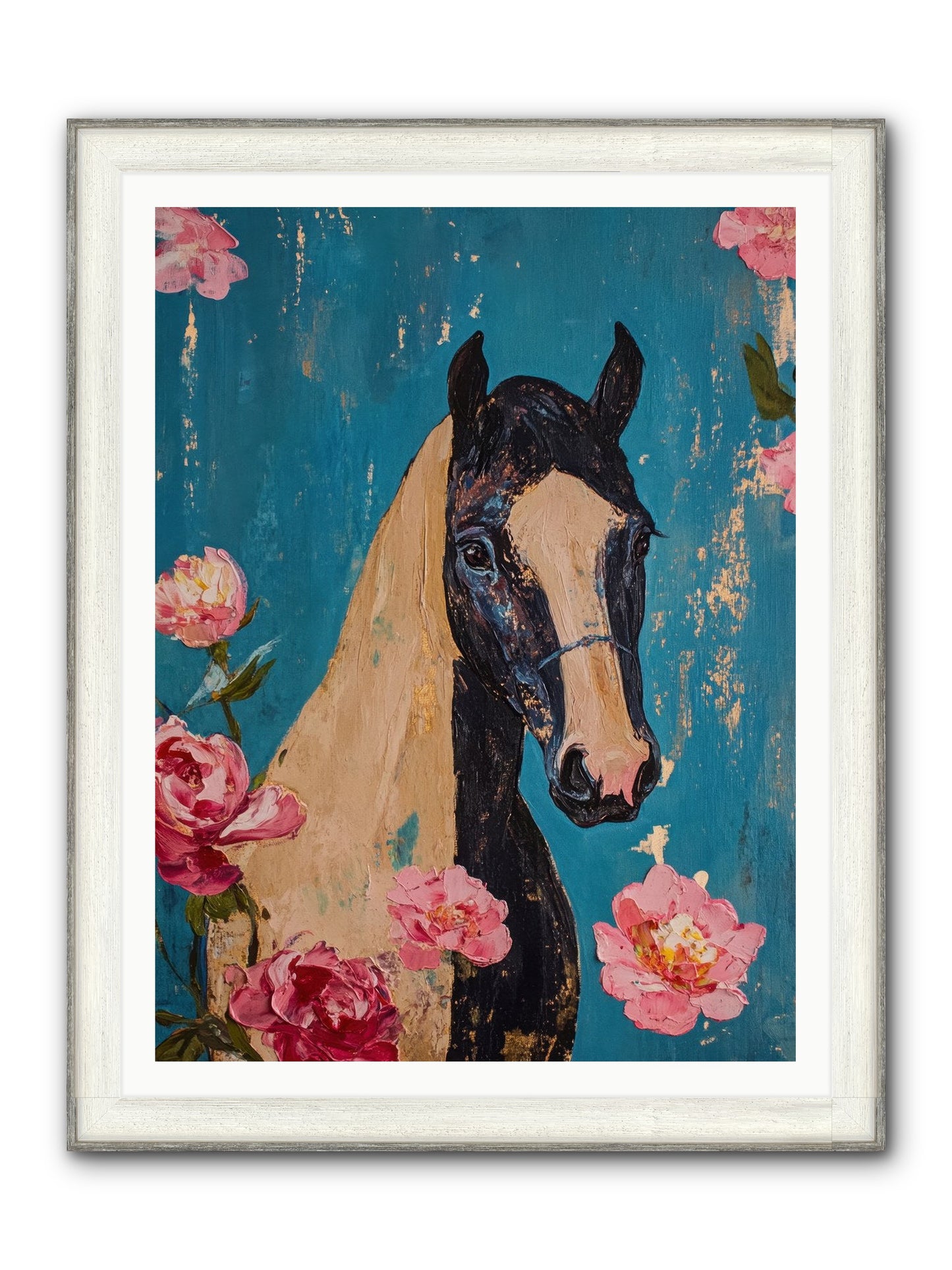 Heartland Champion Framed Print - Driftwood White 36x48