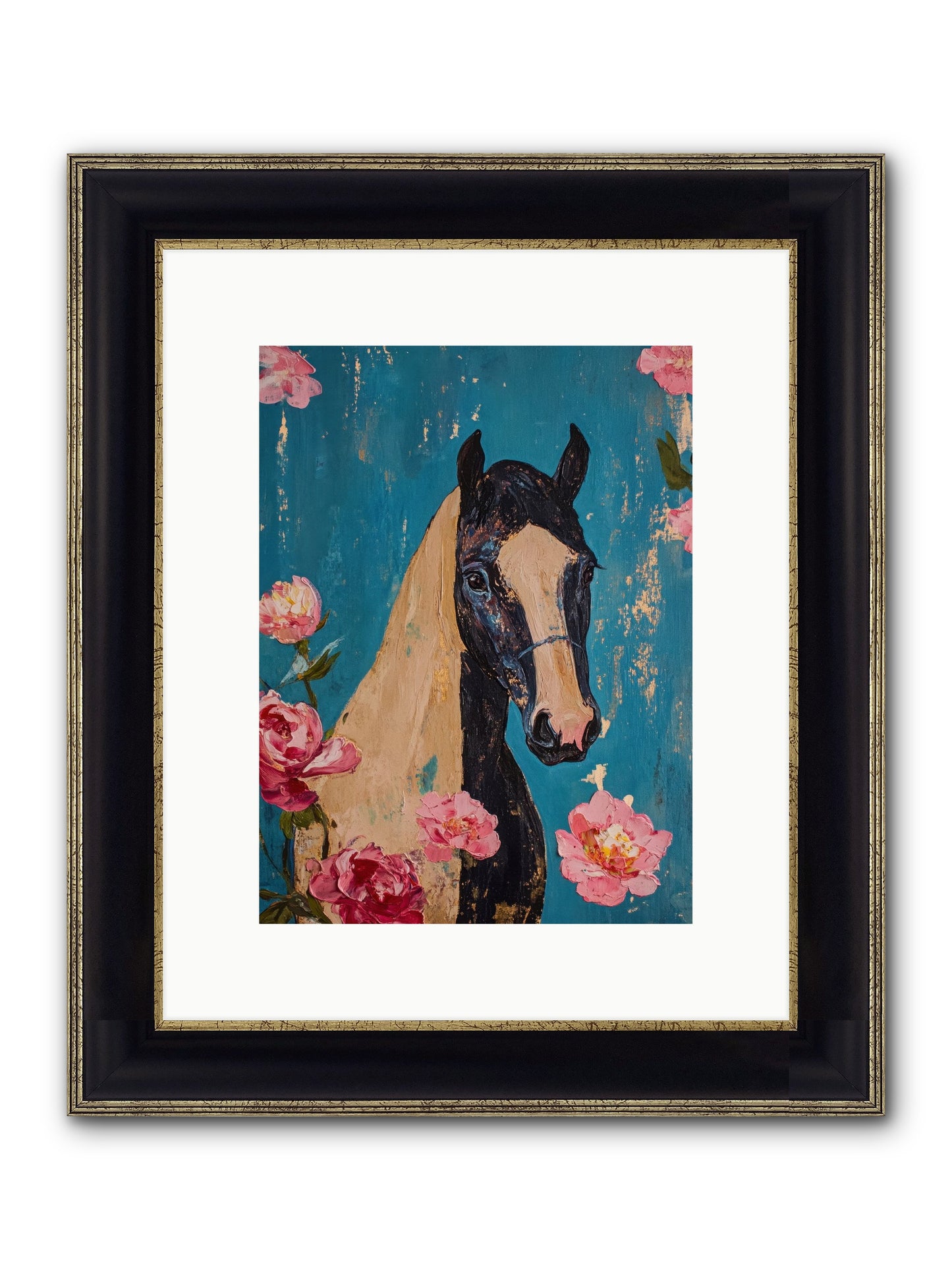 Heartland Champion Framed Print - Black & Gold 9x12
