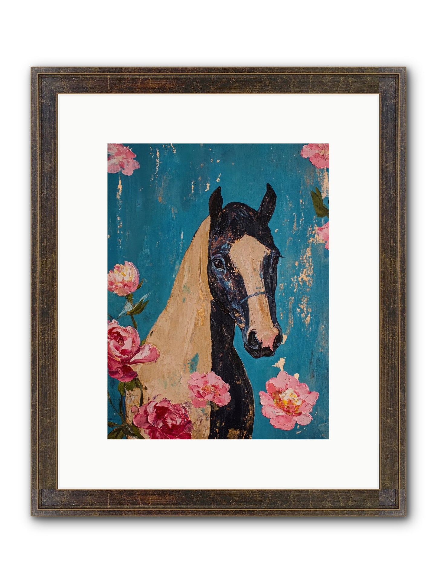 Heartland Champion Framed Print - Slimwoods Black/Gold 9x12