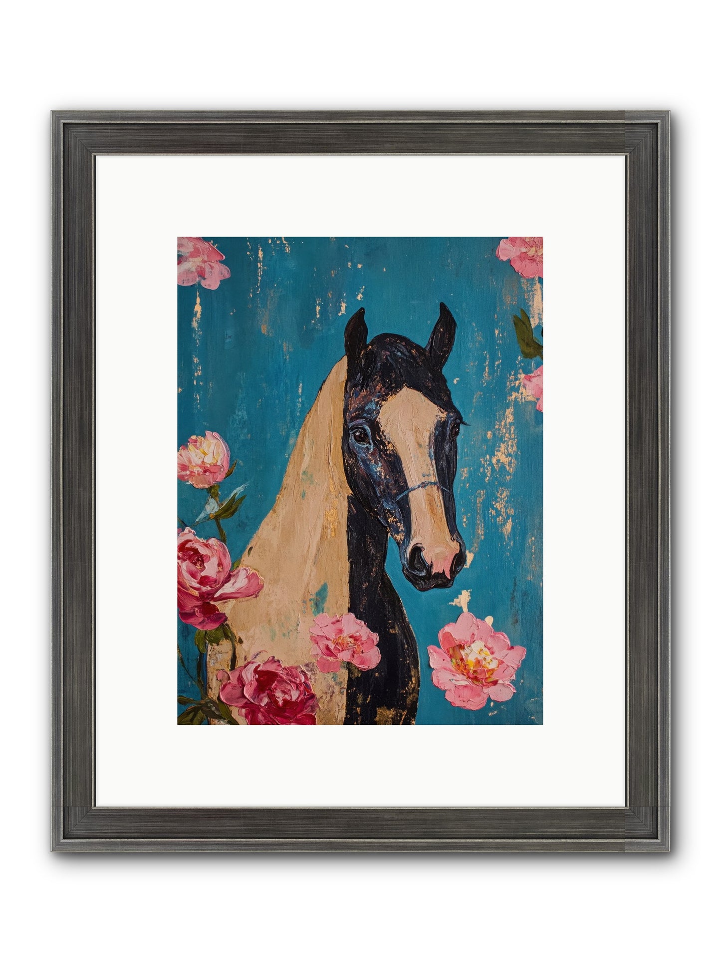Heartland Champion Framed Print - Slimwoods Black/Silver 9x12