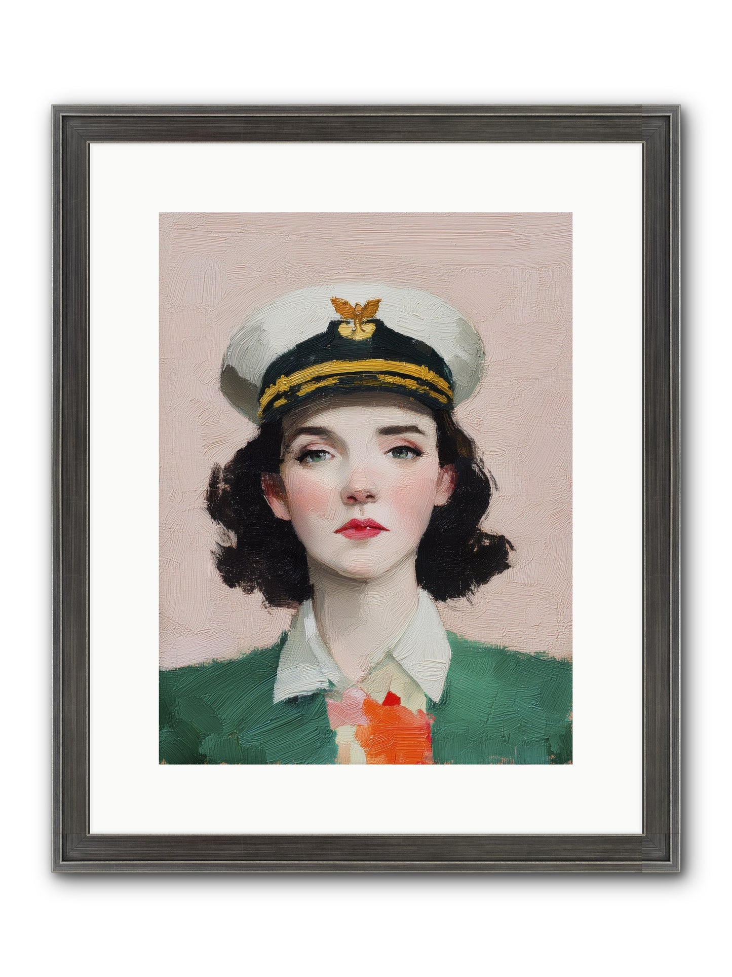Hearts And Seas Framed Print - Slimwoods Black/Silver 12x16
