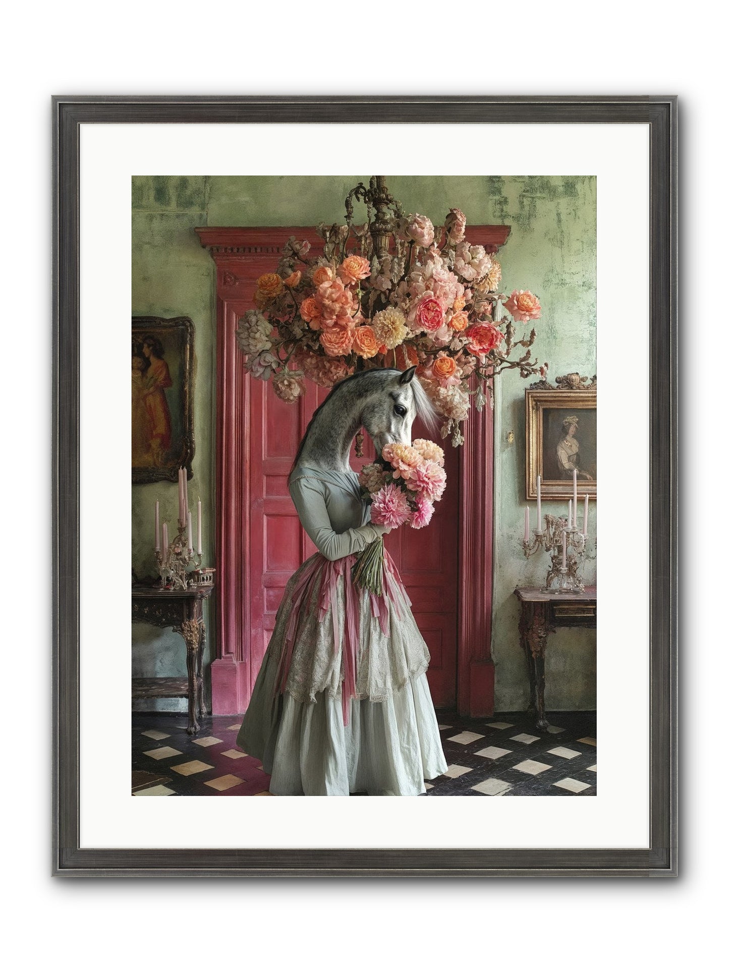 Hearts Catch Better Dreams Framed Print - Slimwoods Black/Silver 18x24
