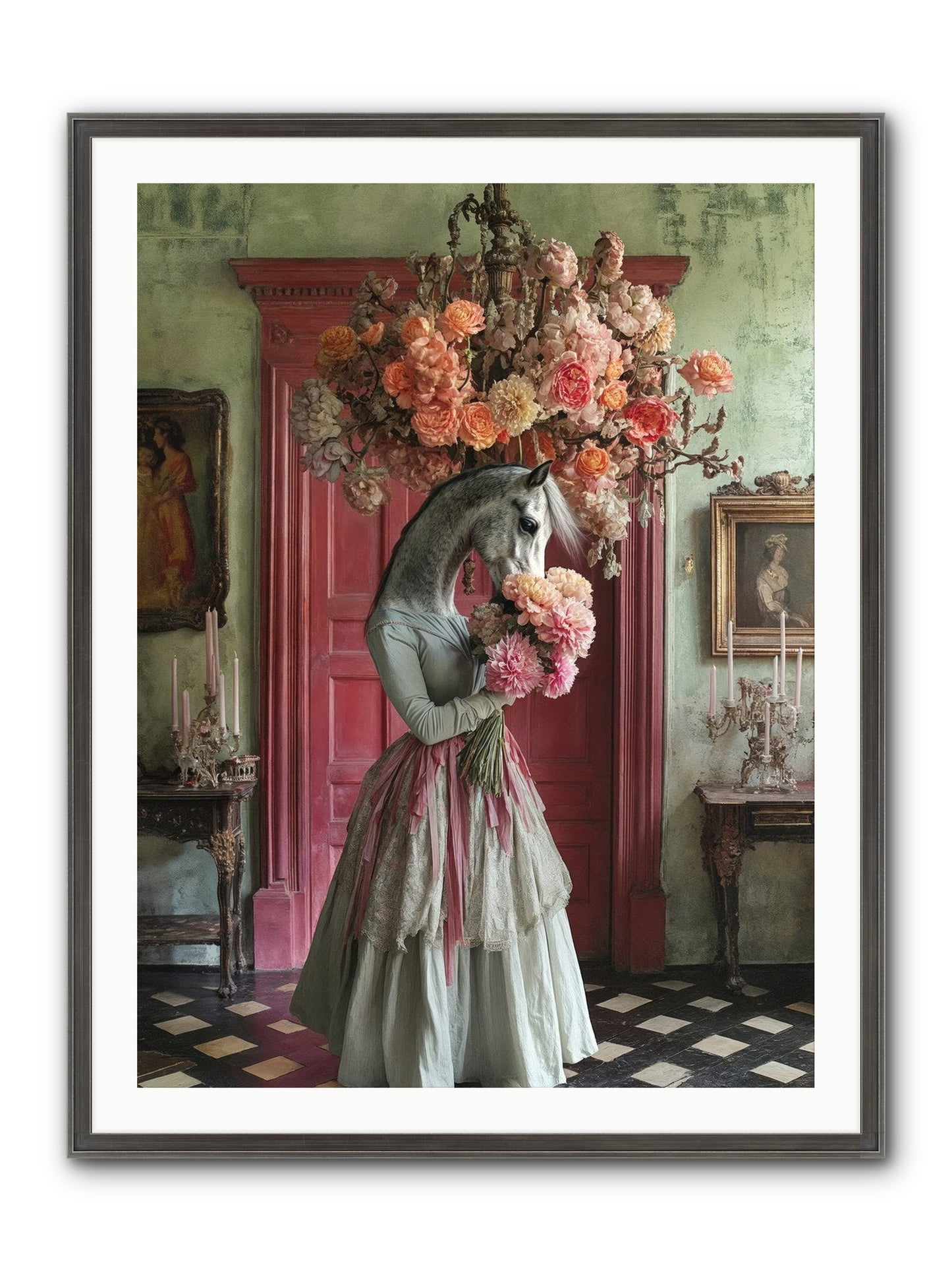 Hearts Catch Better Dreams Framed Print - Slimwoods Black/Silver 30x40