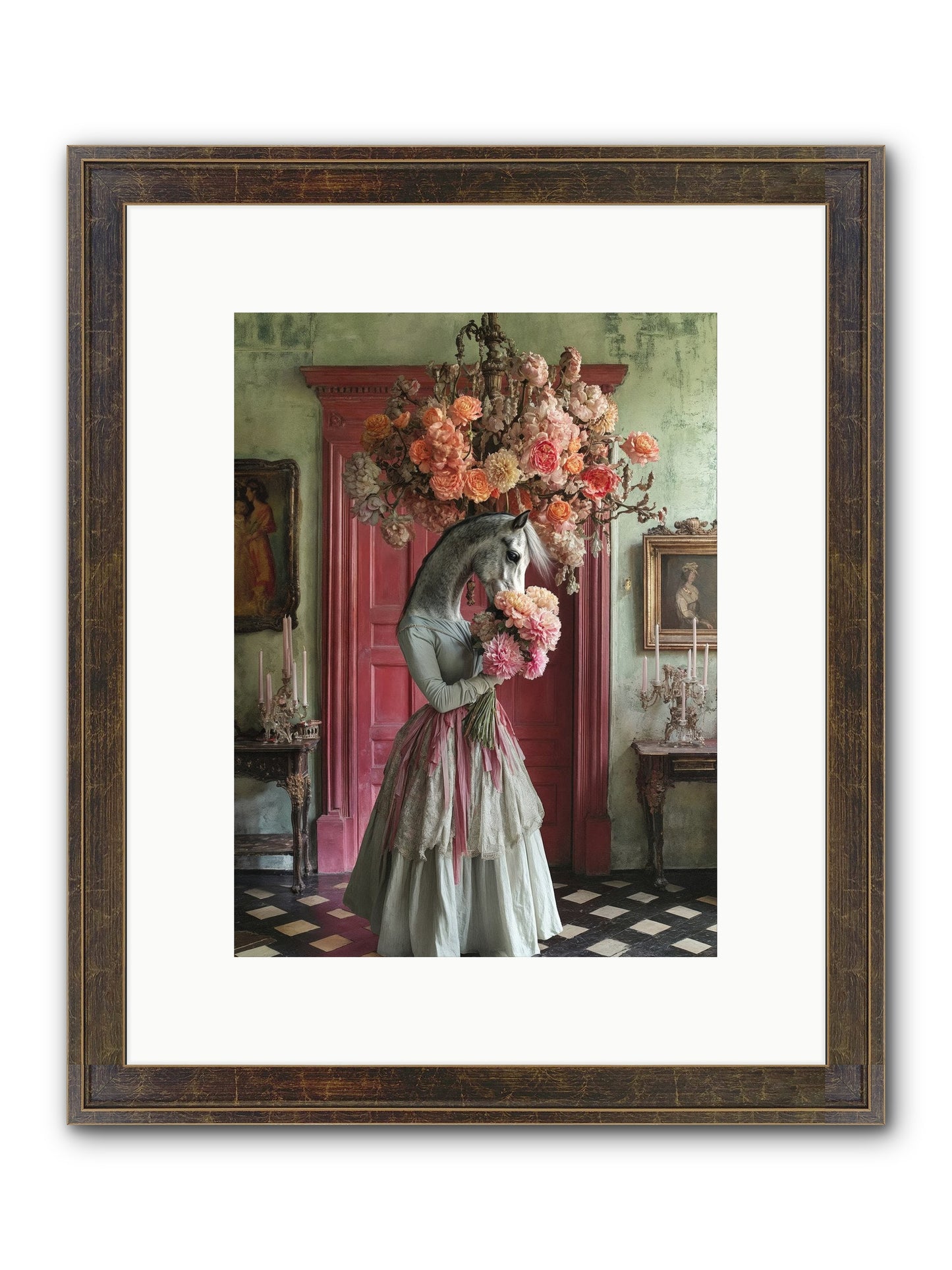 Hearts Catch Better Dreams Framed Print - Slimwoods Black/Gold 9x12