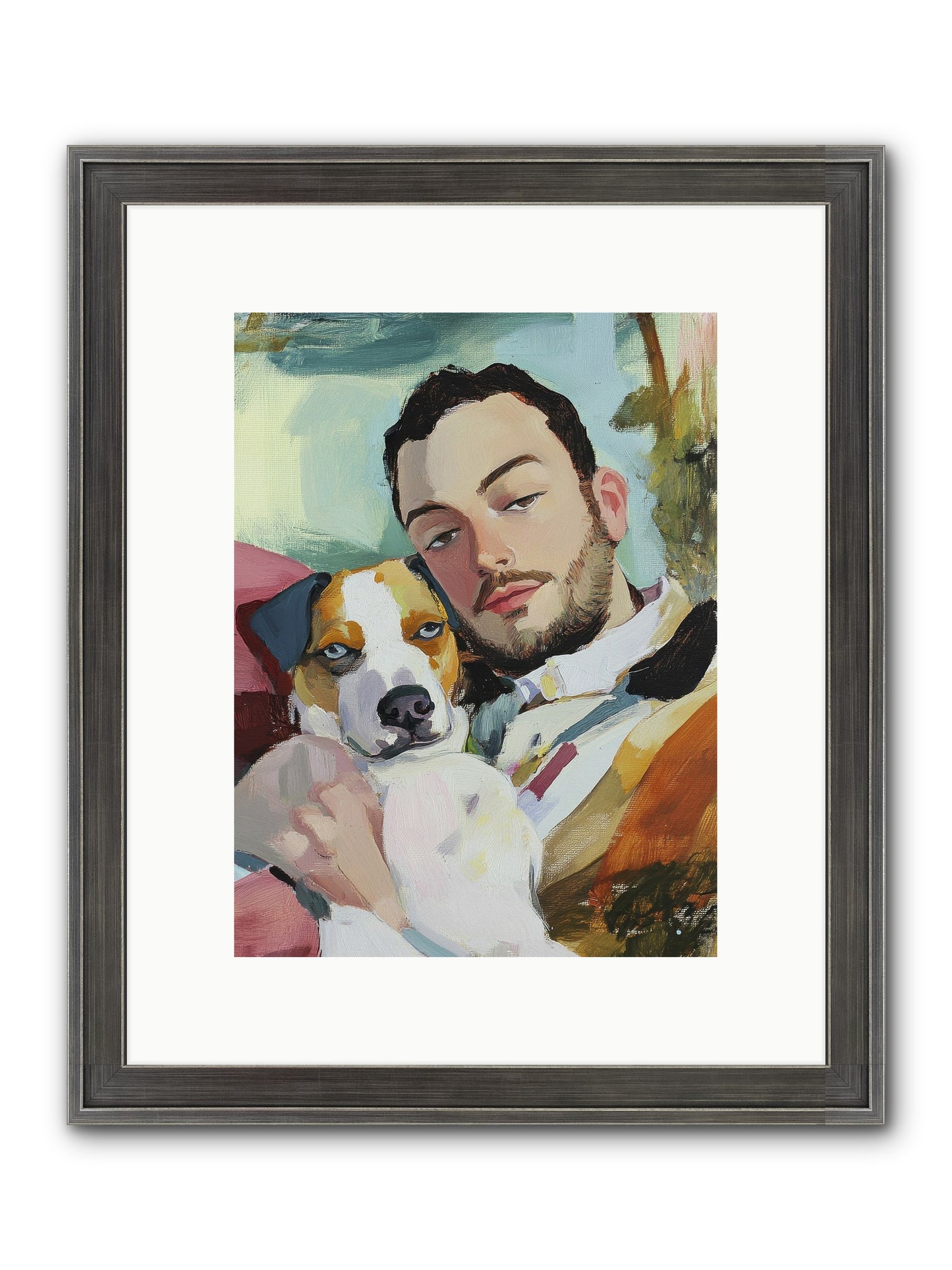 Heartstrings Entwined Framed Print - Slimwoods Black/Silver 9x12