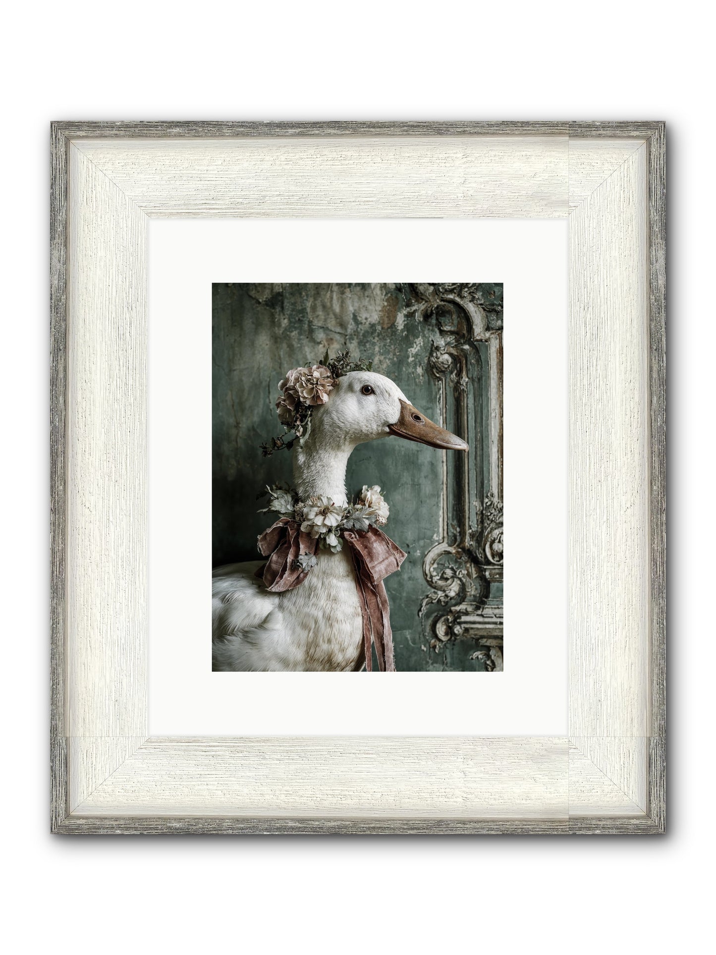 Hedda Framed Print - Driftwood White 9x12