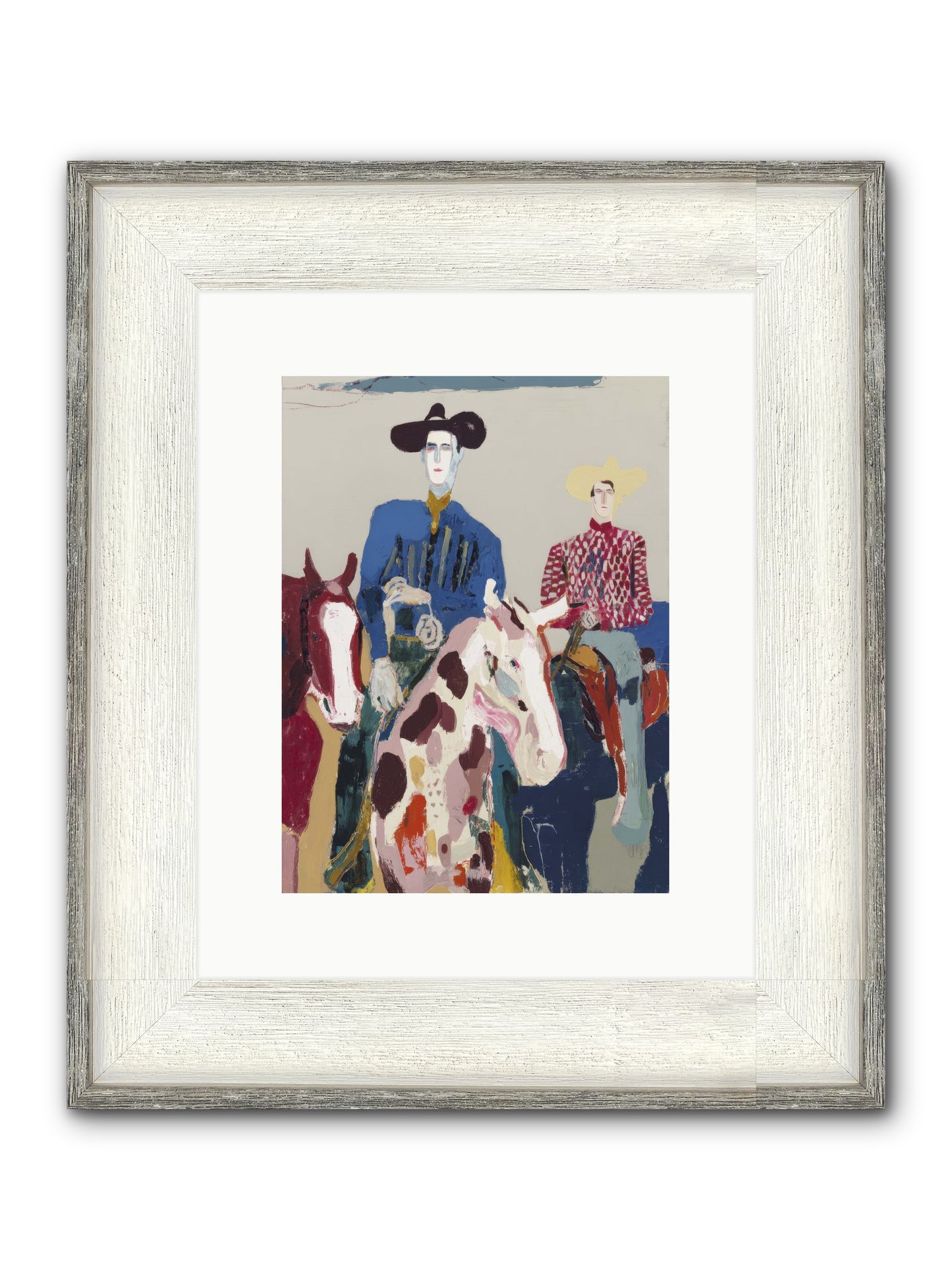 Held By The Golden Hour Framed Print - Driftwood White 9x12