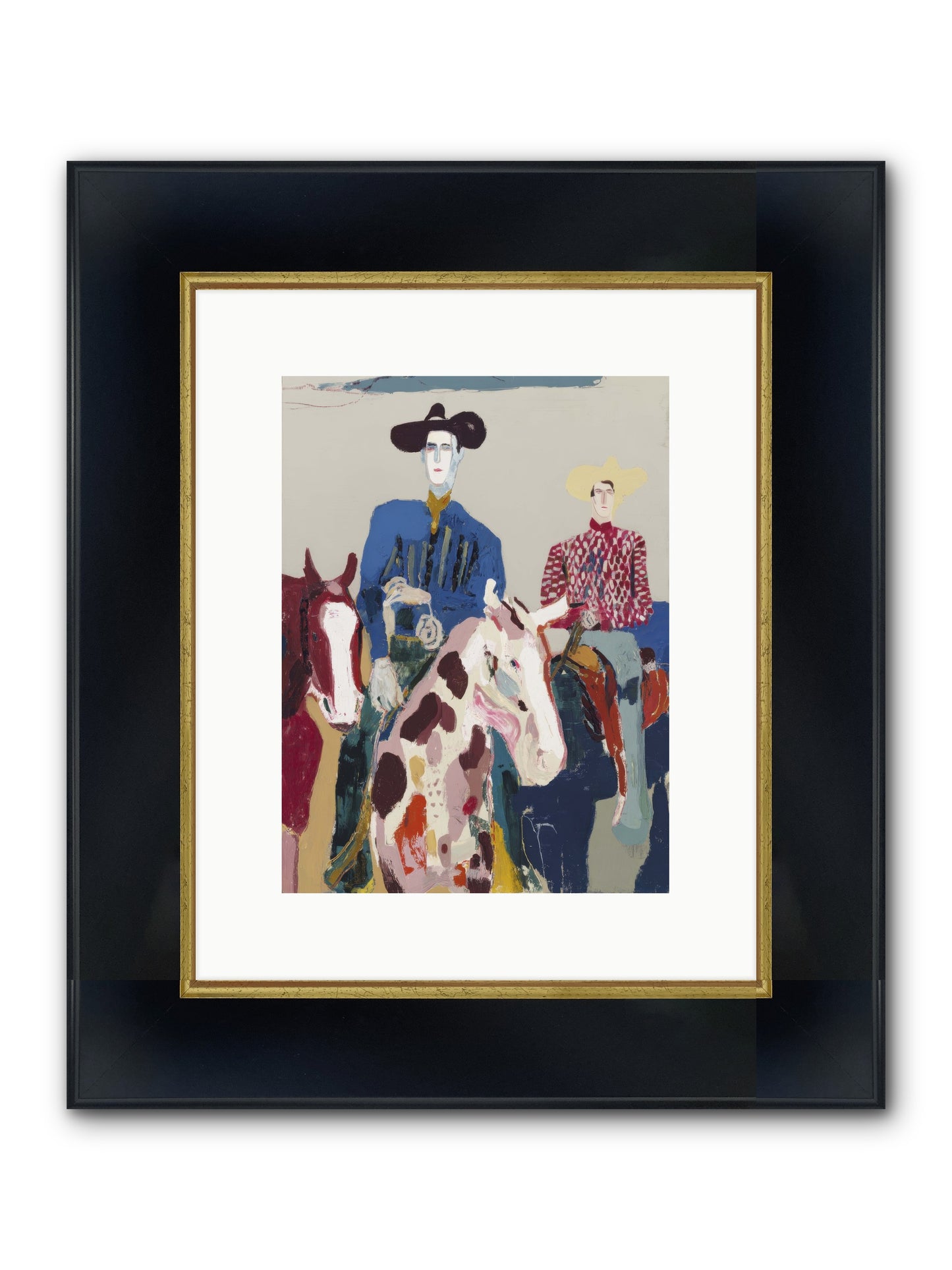 Held By The Golden Hour Framed Print - Wide Black w/Gold 9x12