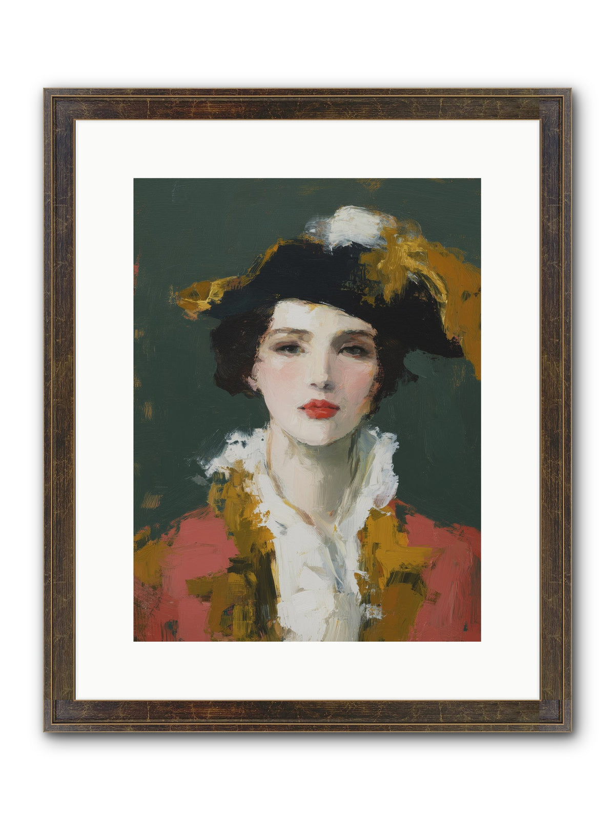 Her Legacy Framed Print - Slimwoods Black/Gold 12x16