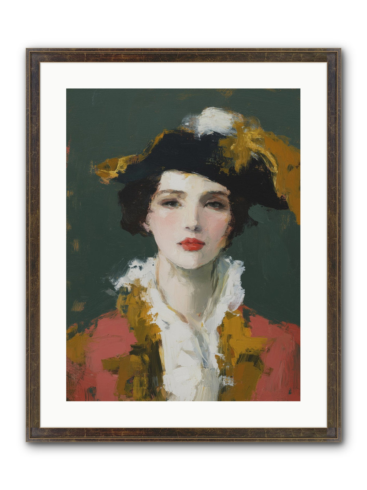 Her Legacy Framed Print - Slimwoods Black/Gold 18x24