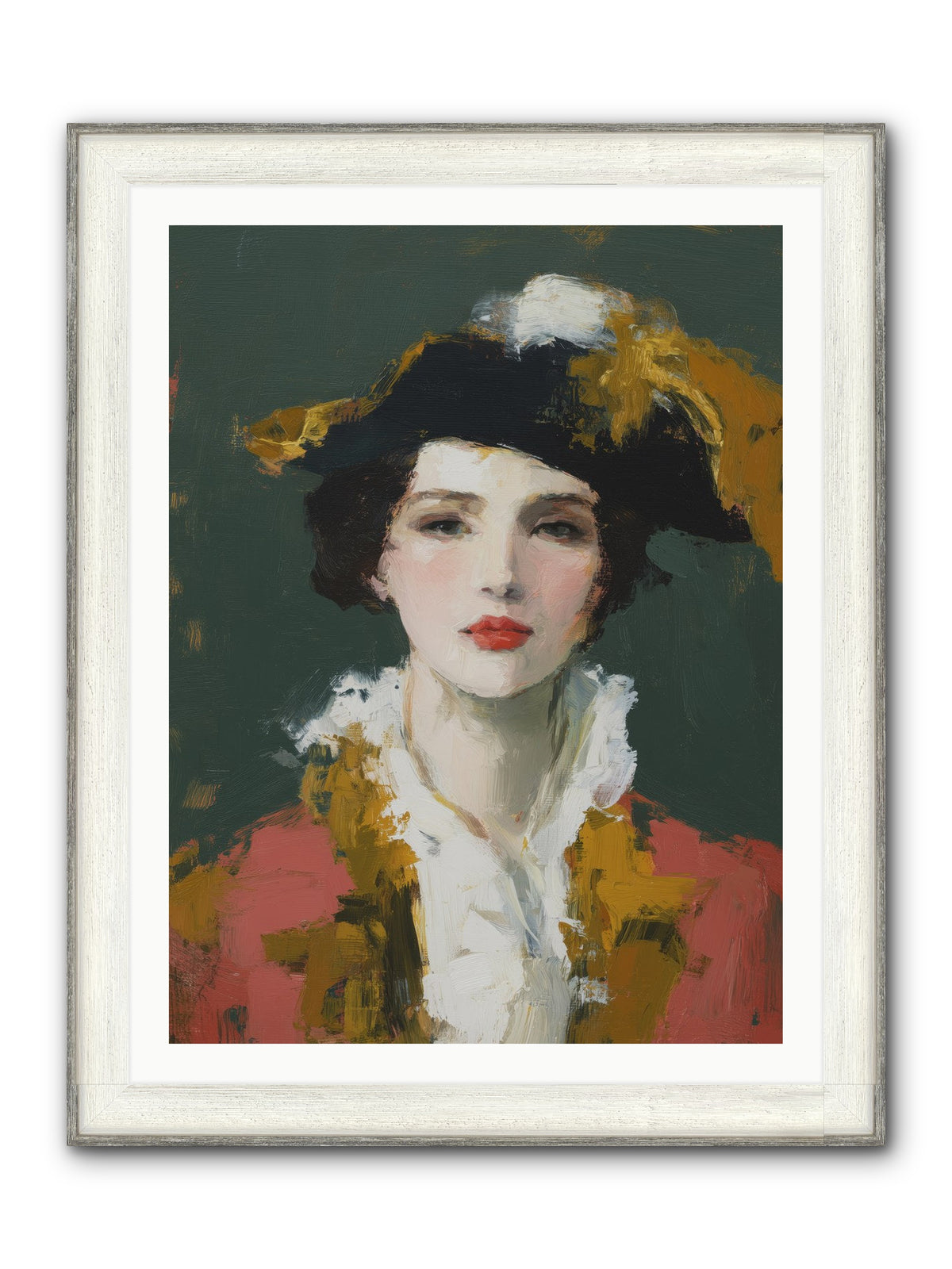 Her Legacy Framed Print - Driftwood White 30x40