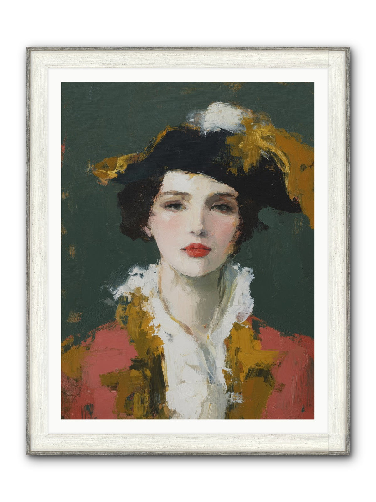 Her Legacy Framed Print - Driftwood White 36x48