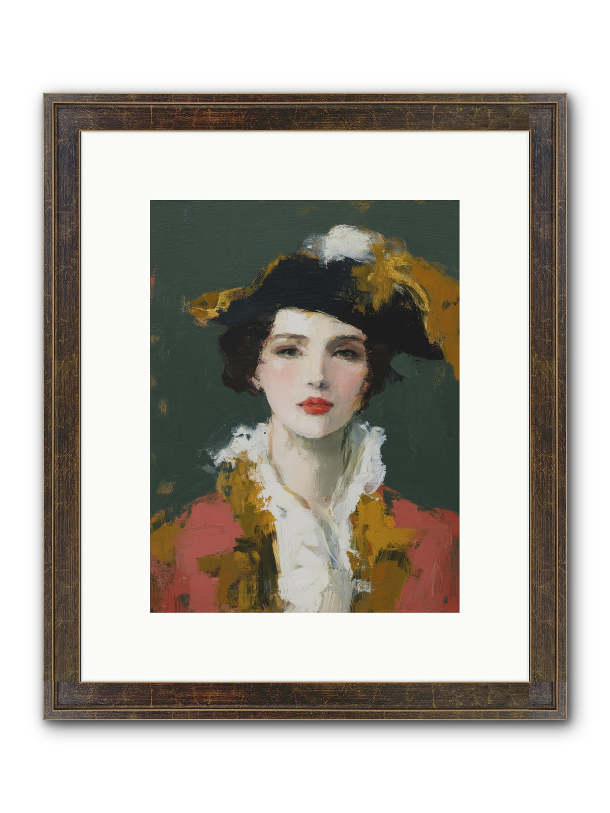 Her Legacy Framed Print - Slimwoods Black/Gold 9x12