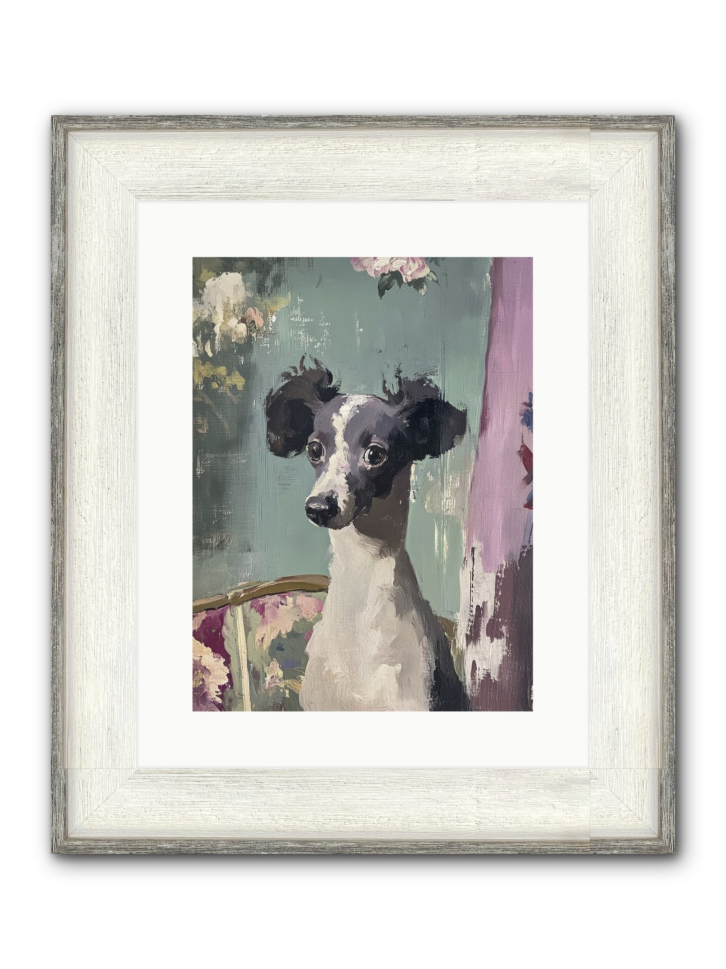 Her Magnificent Self Framed Print - Driftwood White 12x16
