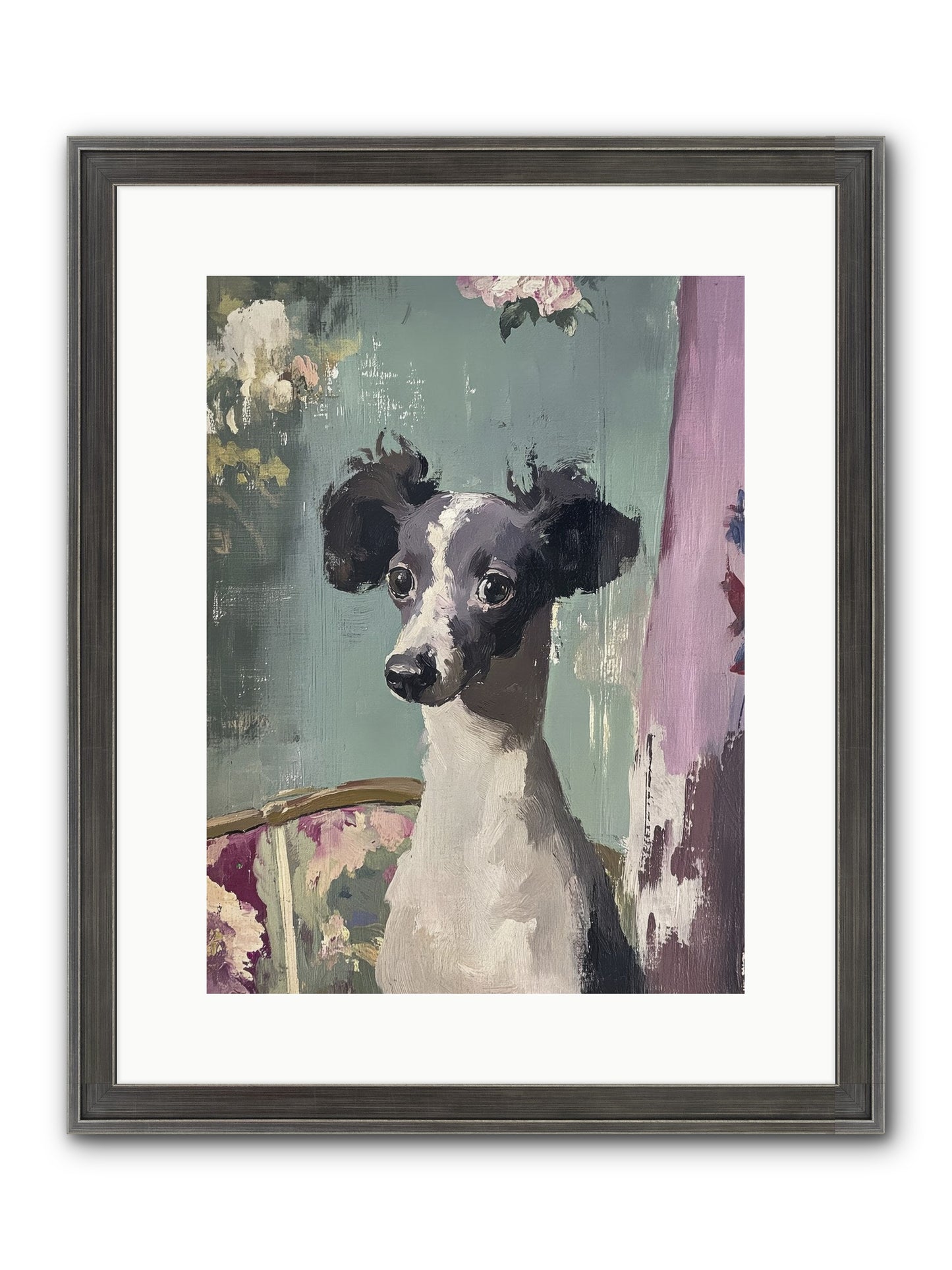 Her Magnificent Self Framed Print - Slimwoods Black/Silver 12x16