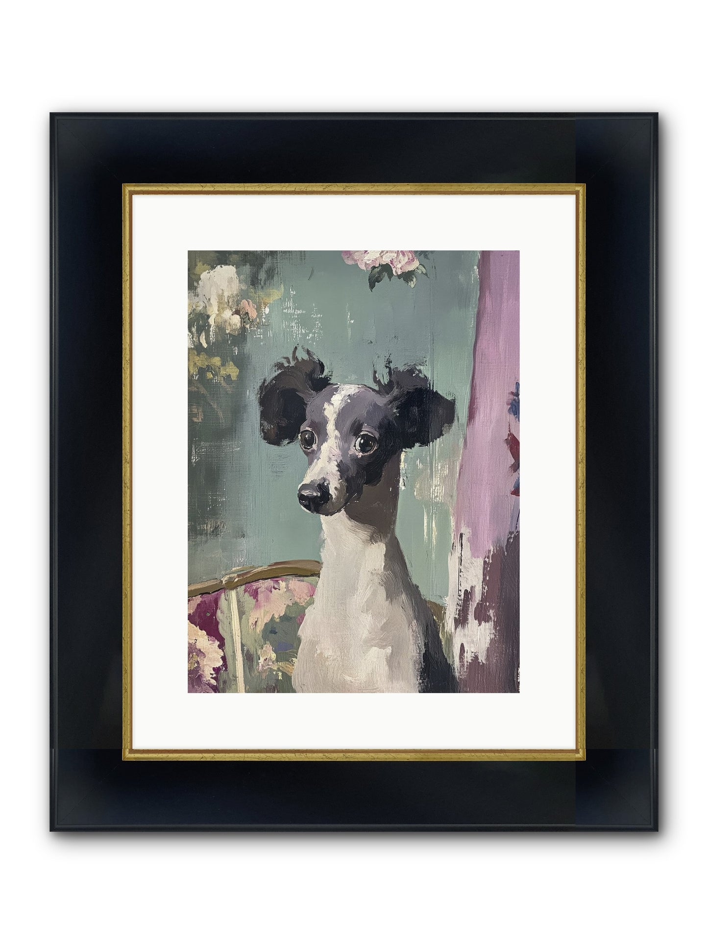 Her Magnificent Self Framed Print - Wide Black w/Gold 12x16