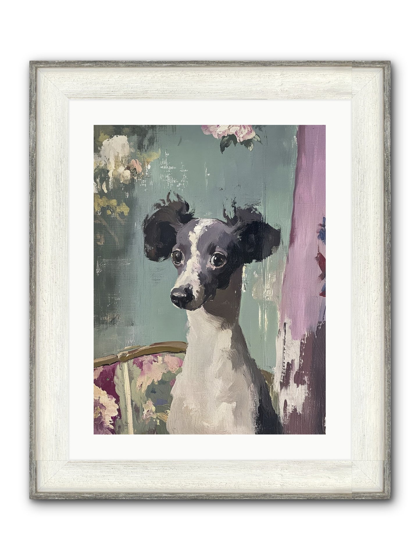 Her Magnificent Self Framed Print - Driftwood White 18x24